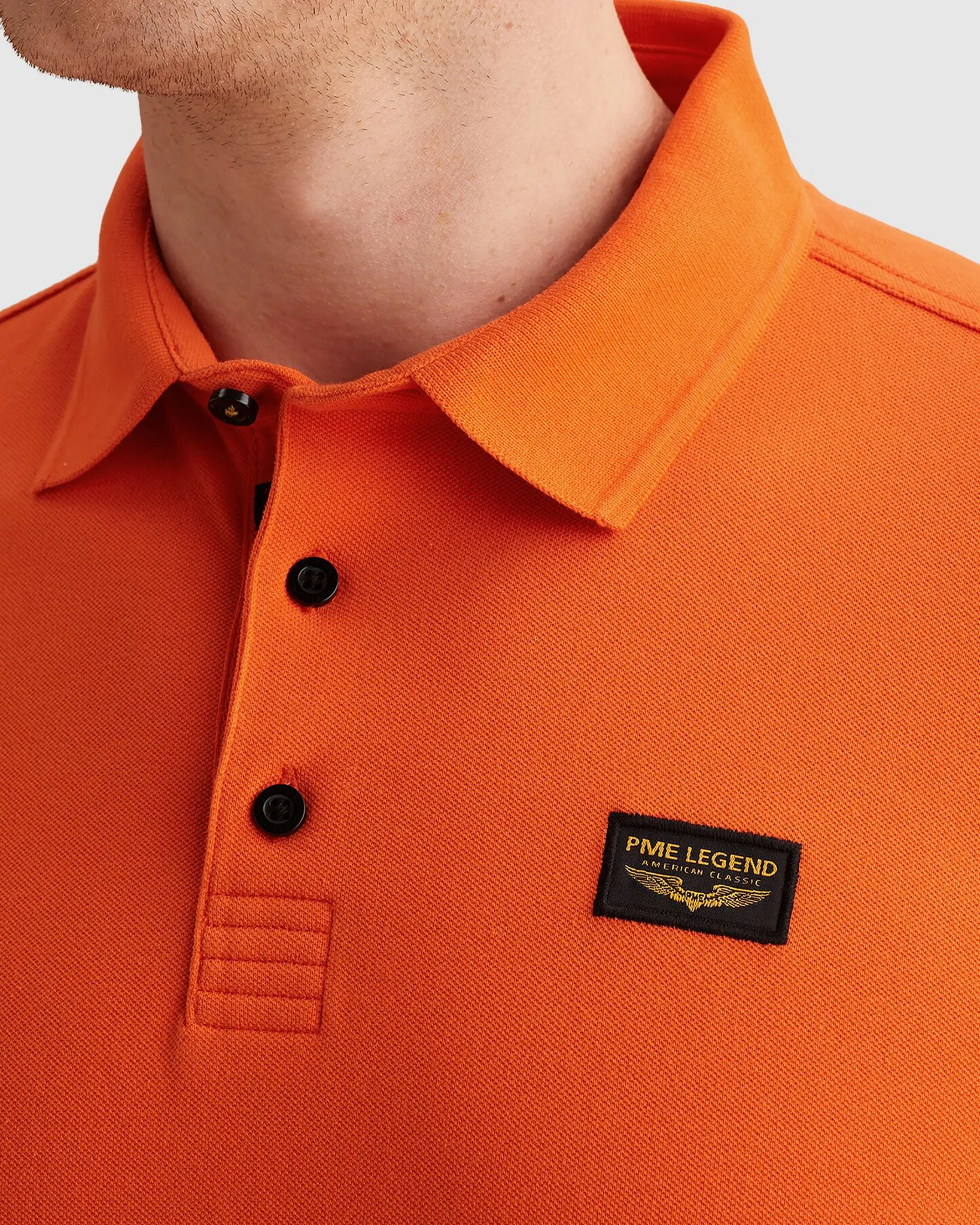 PME Legend Polo Korte mouw Oranje 112666-001-L