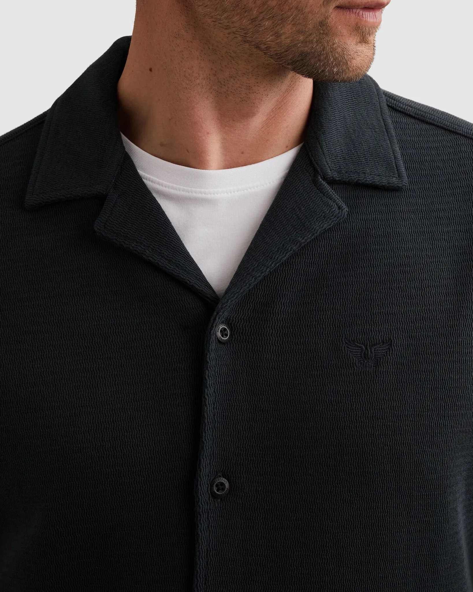 PME Legend Casual Overhemd Blauw 112670-001-L