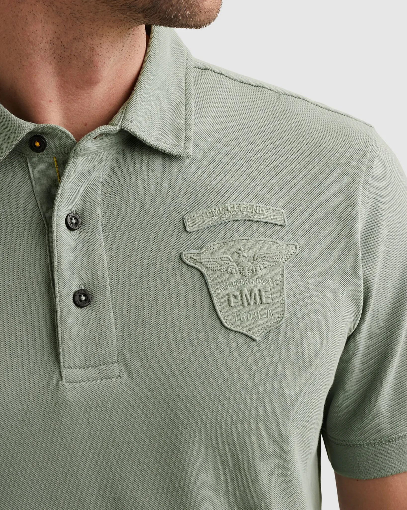 PME Legend Polo Korte mouw Groen 112672-001-L