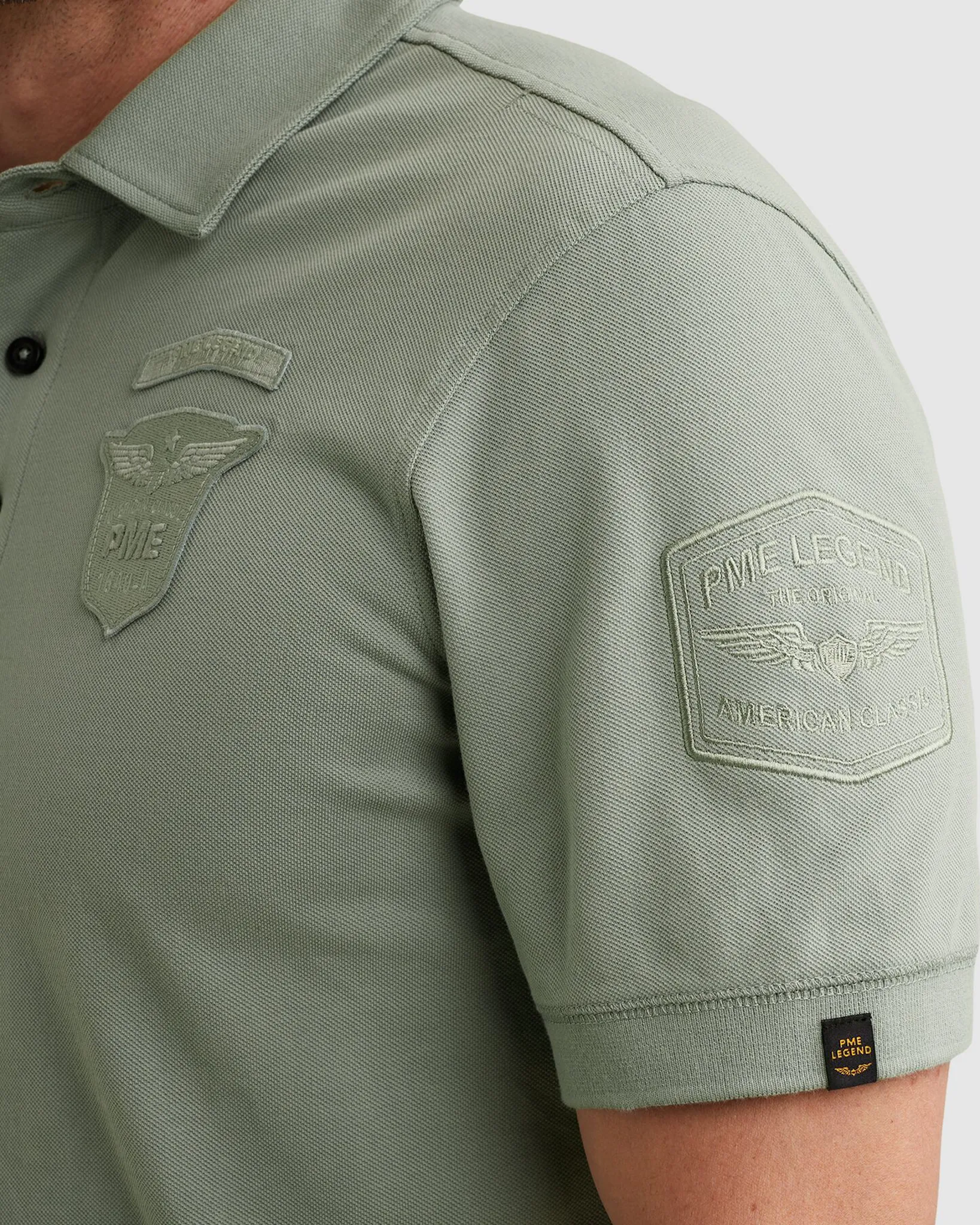 PME Legend Polo Korte mouw Groen 112672-001-L