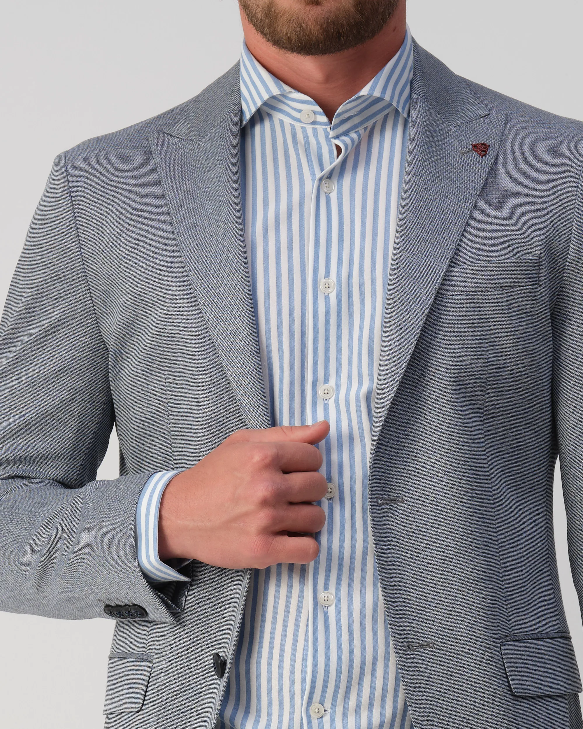 Roy Robson Mix & Match Colbert Licht blauw 112677-001-46