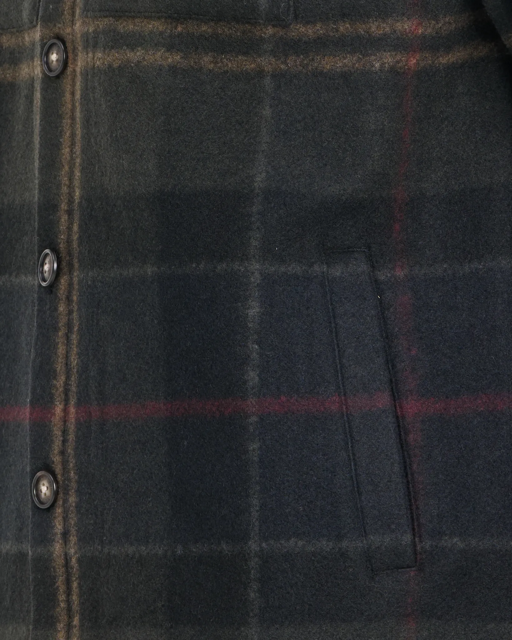 Barbour Woodlane Overshirt Groen ruit 112700-001-L