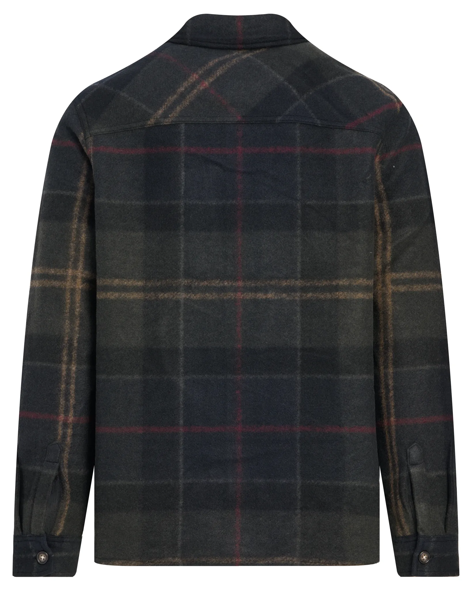 Barbour Woodlane Overshirt Groen ruit 112700-001-L