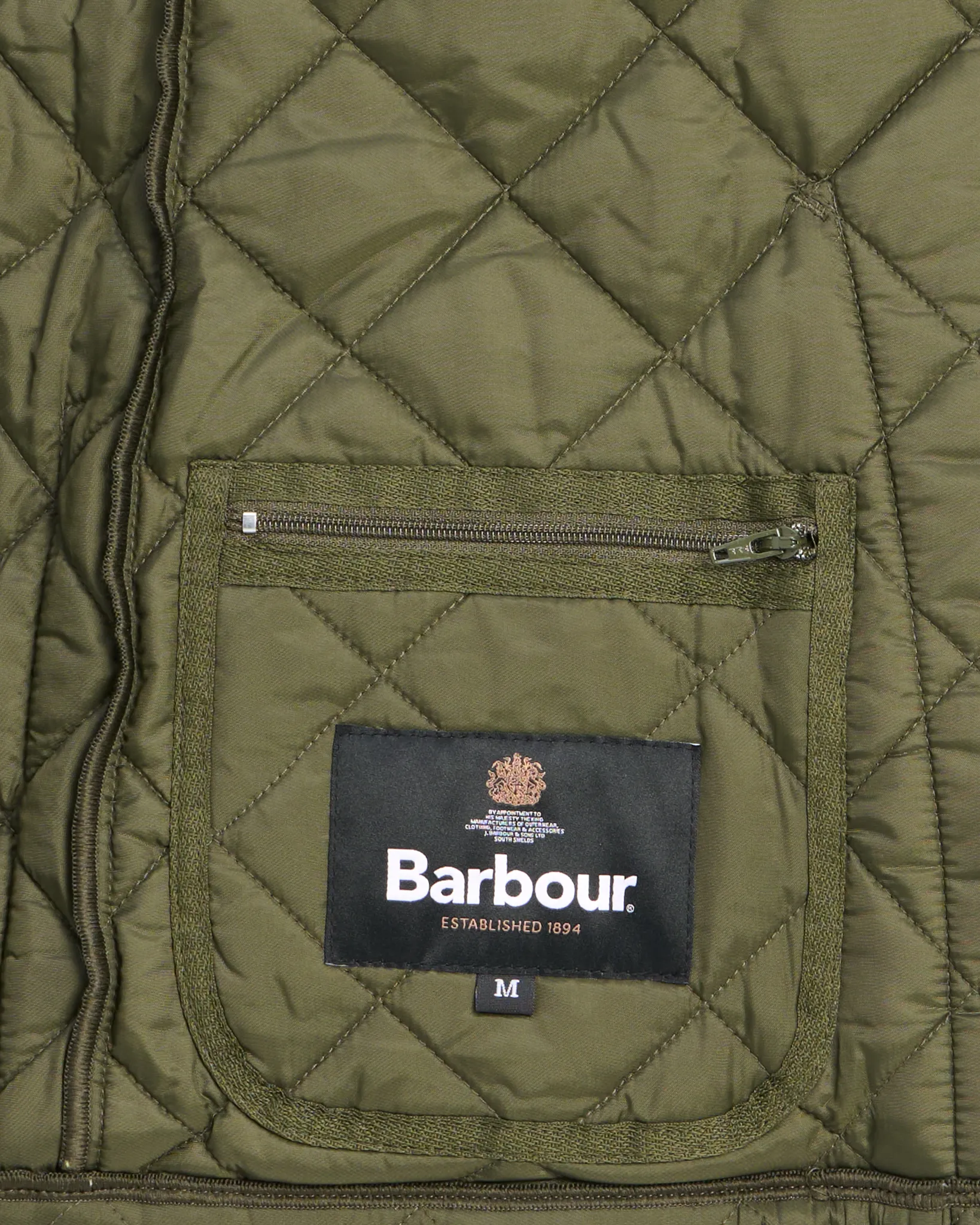 Barbour Liddesdale Gewatteerde jas Groen 112701-001-L