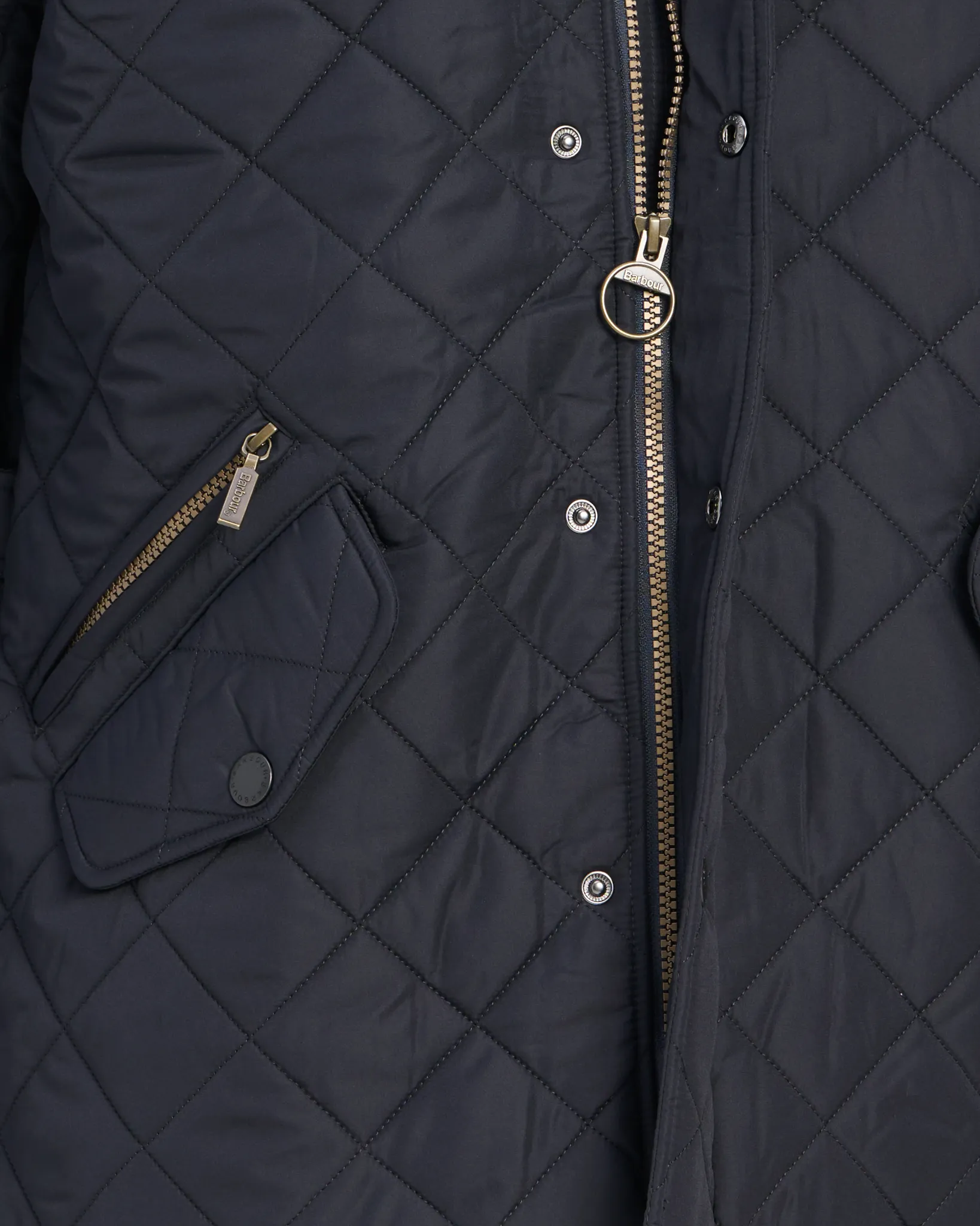 Barbour Powell Gewatteerde jas Donker blauw 112702-001-L