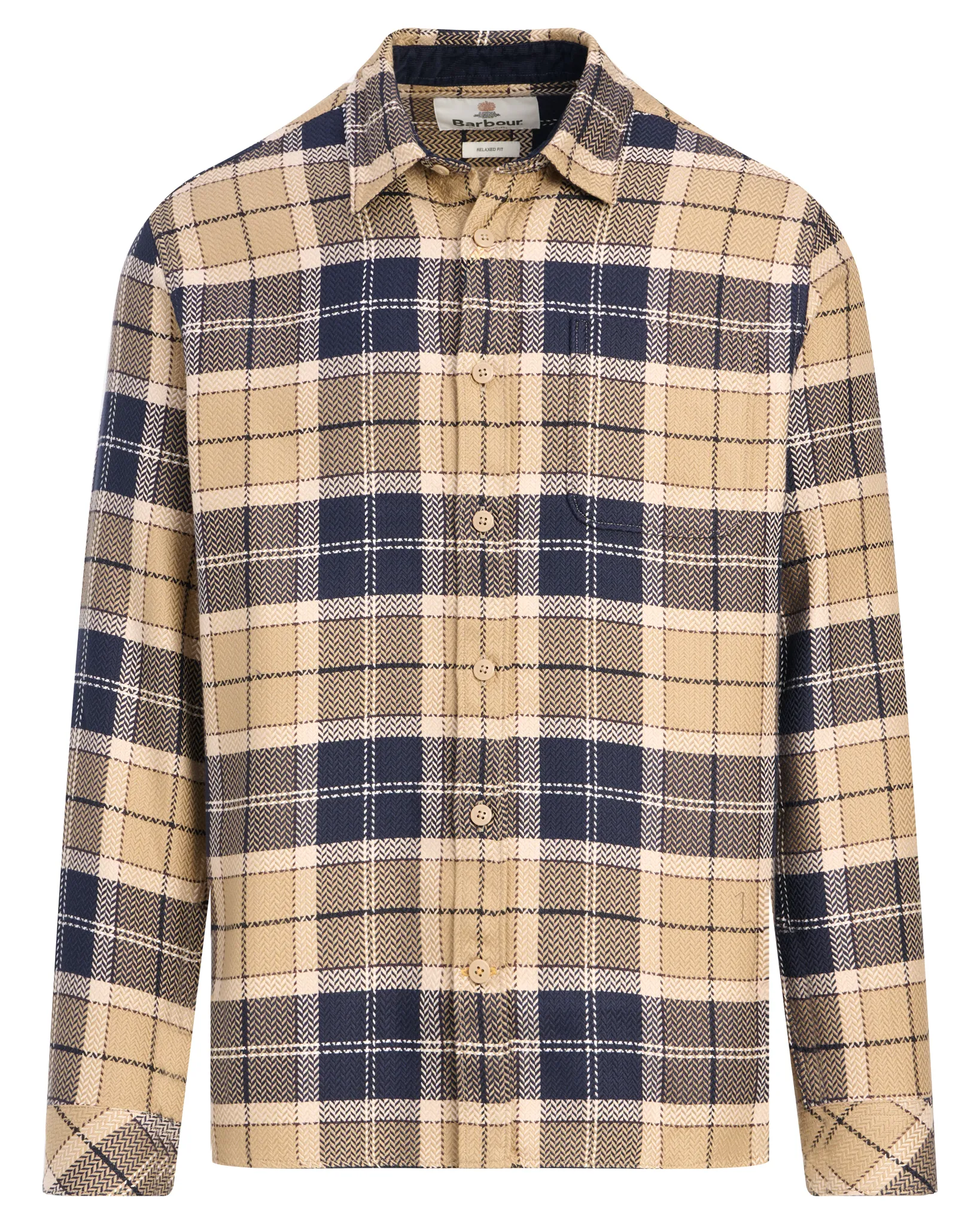 Barbour Fergus Casual Overhemd Geel ruit 112708-001-L