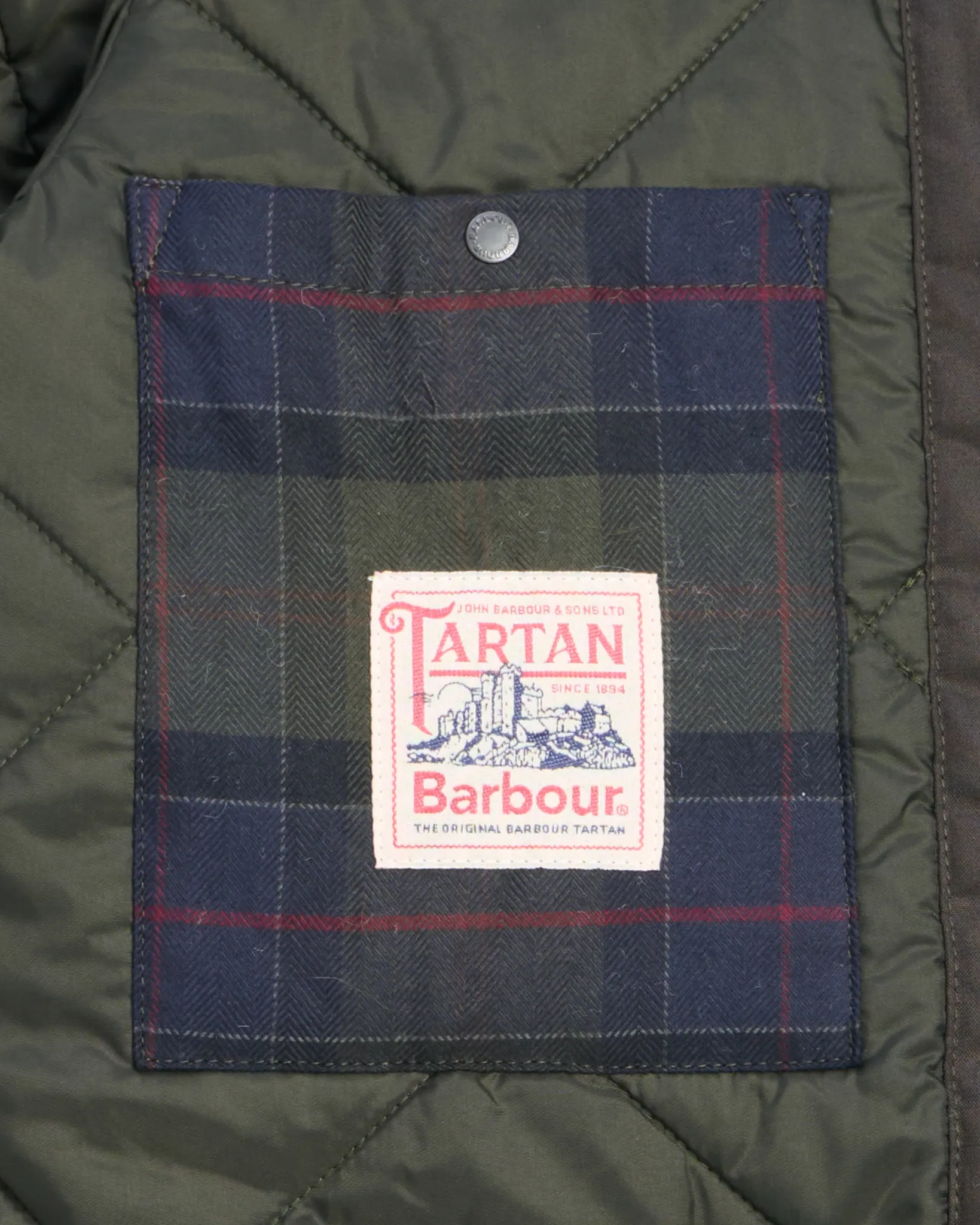 Barbour Sapper Gewatteerde jas Donker groen 112711-001-L