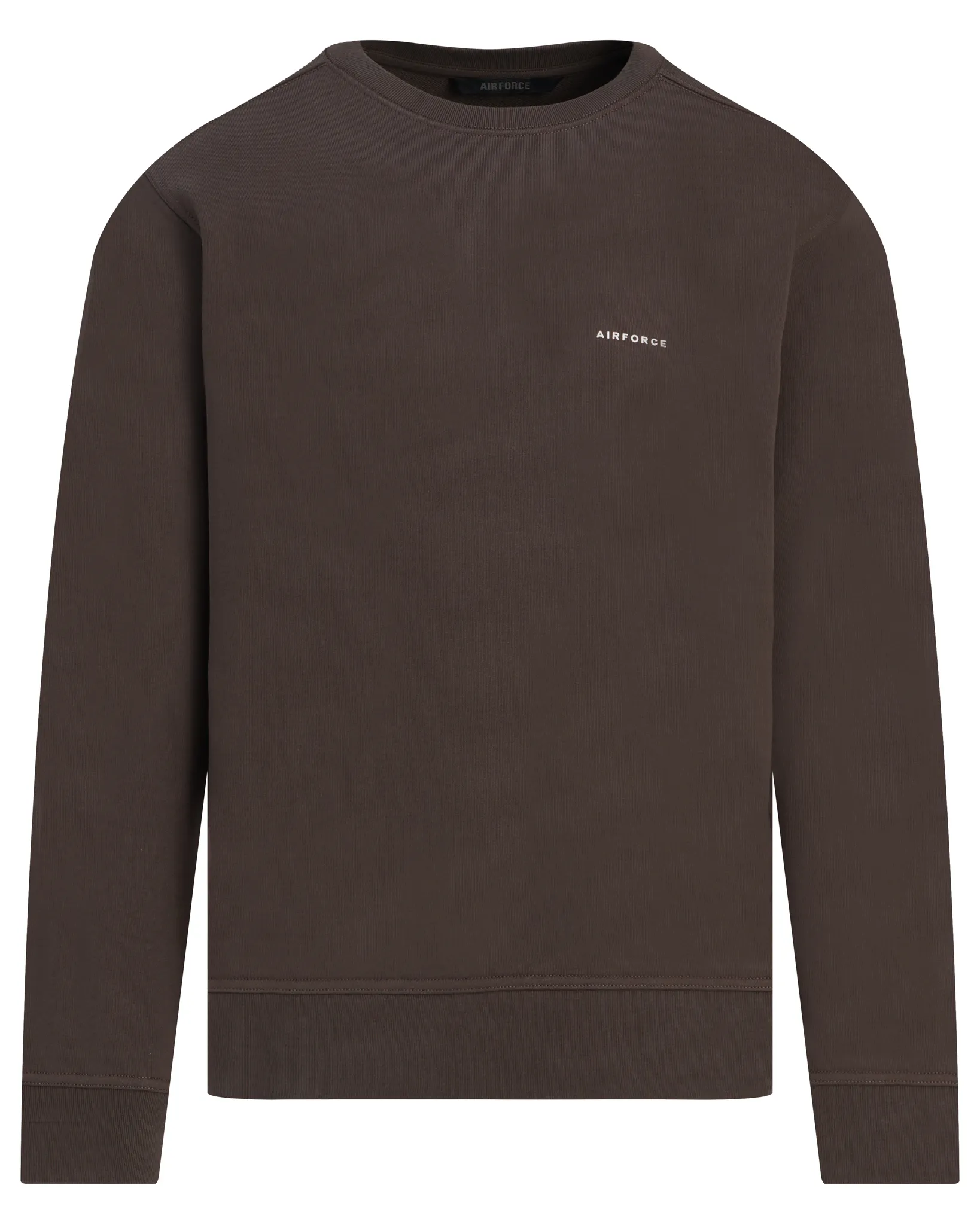Airforce Basic Trui Ronde hals Donker bruin 112746-001-L