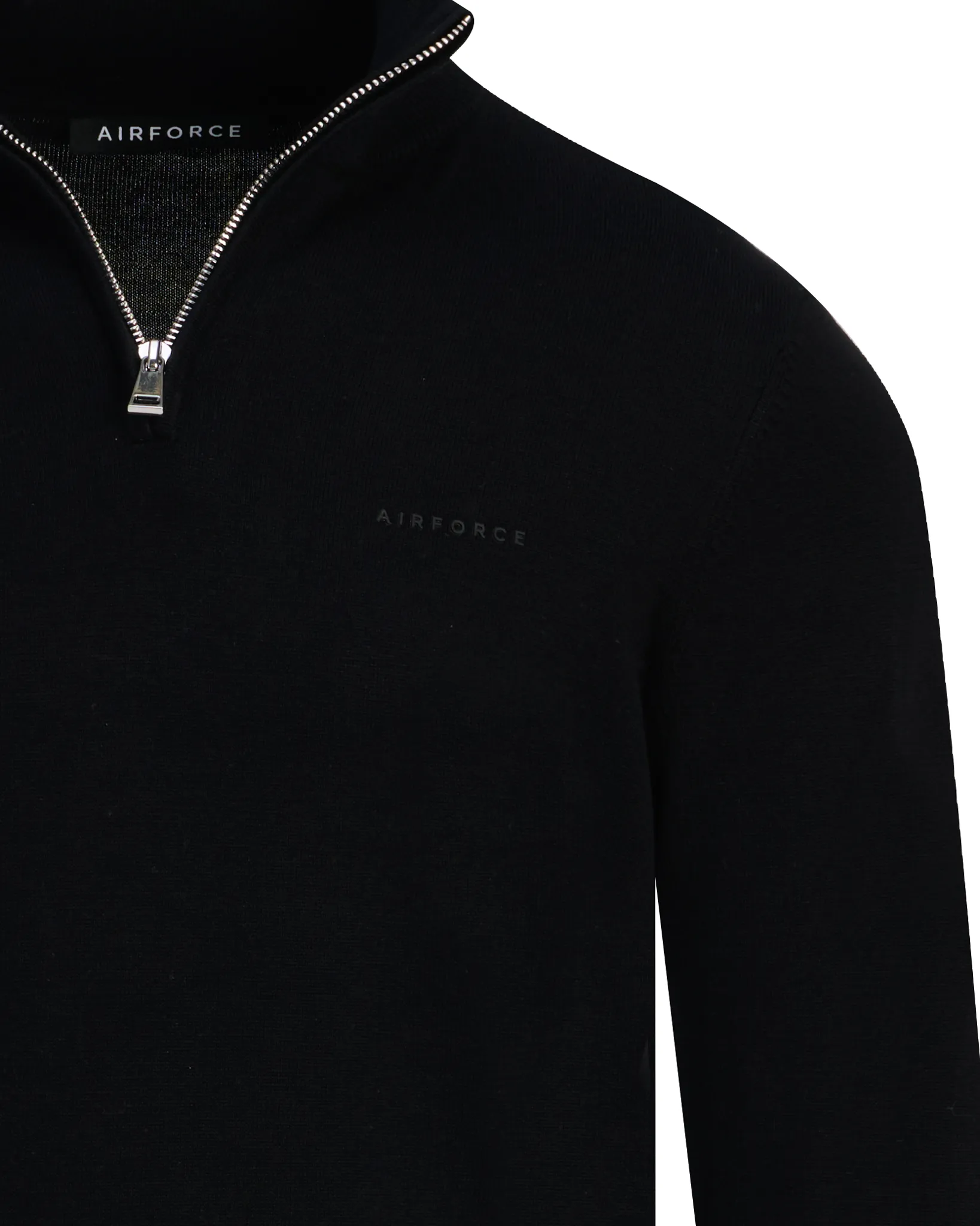 Airforce Knitwear Schipperstrui Zwart 112755-001-L