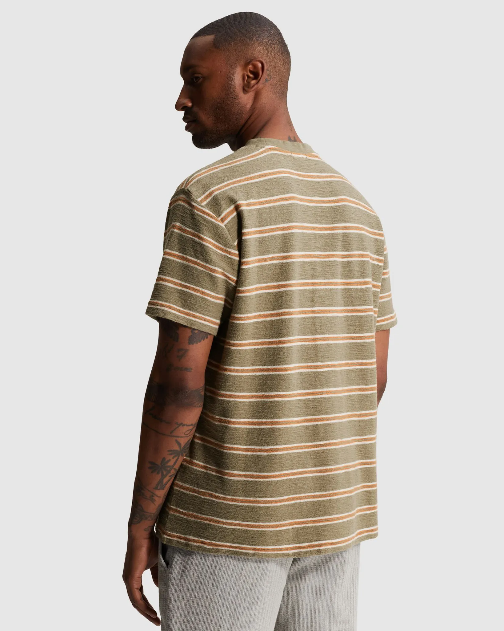 Cast Iron T-shirt Groen 112808-001-L