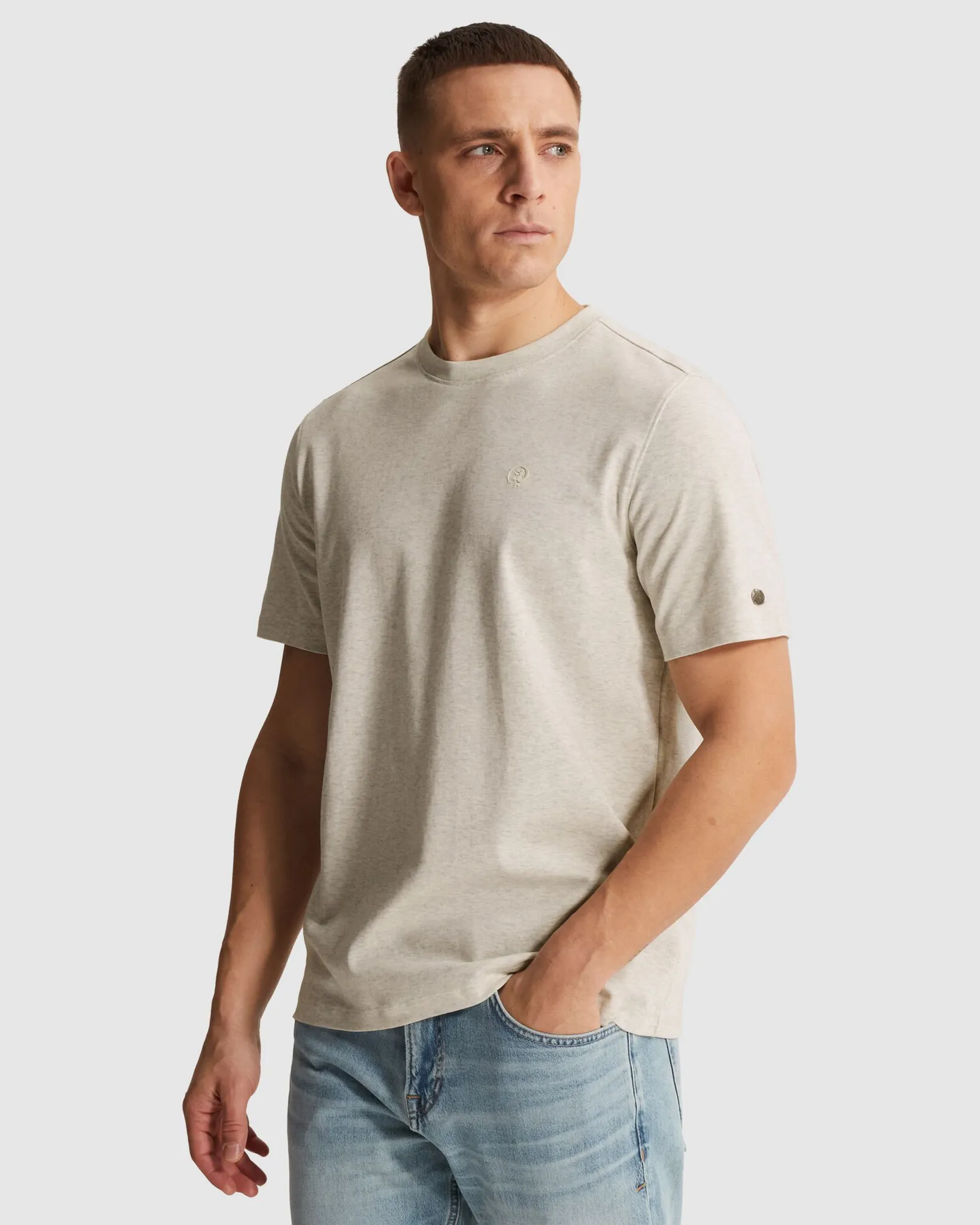 Cast Iron T-shirt Paars 112809-001-L