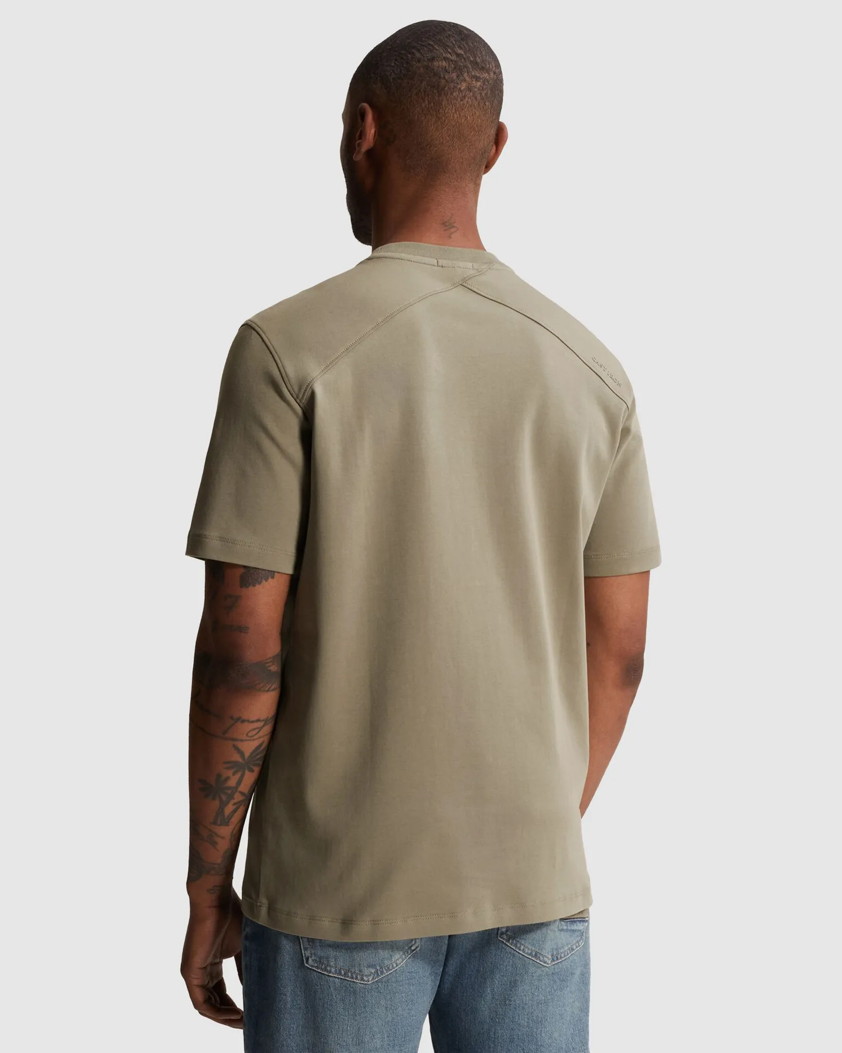 Cast Iron T-shirt Groen 112810-001-L