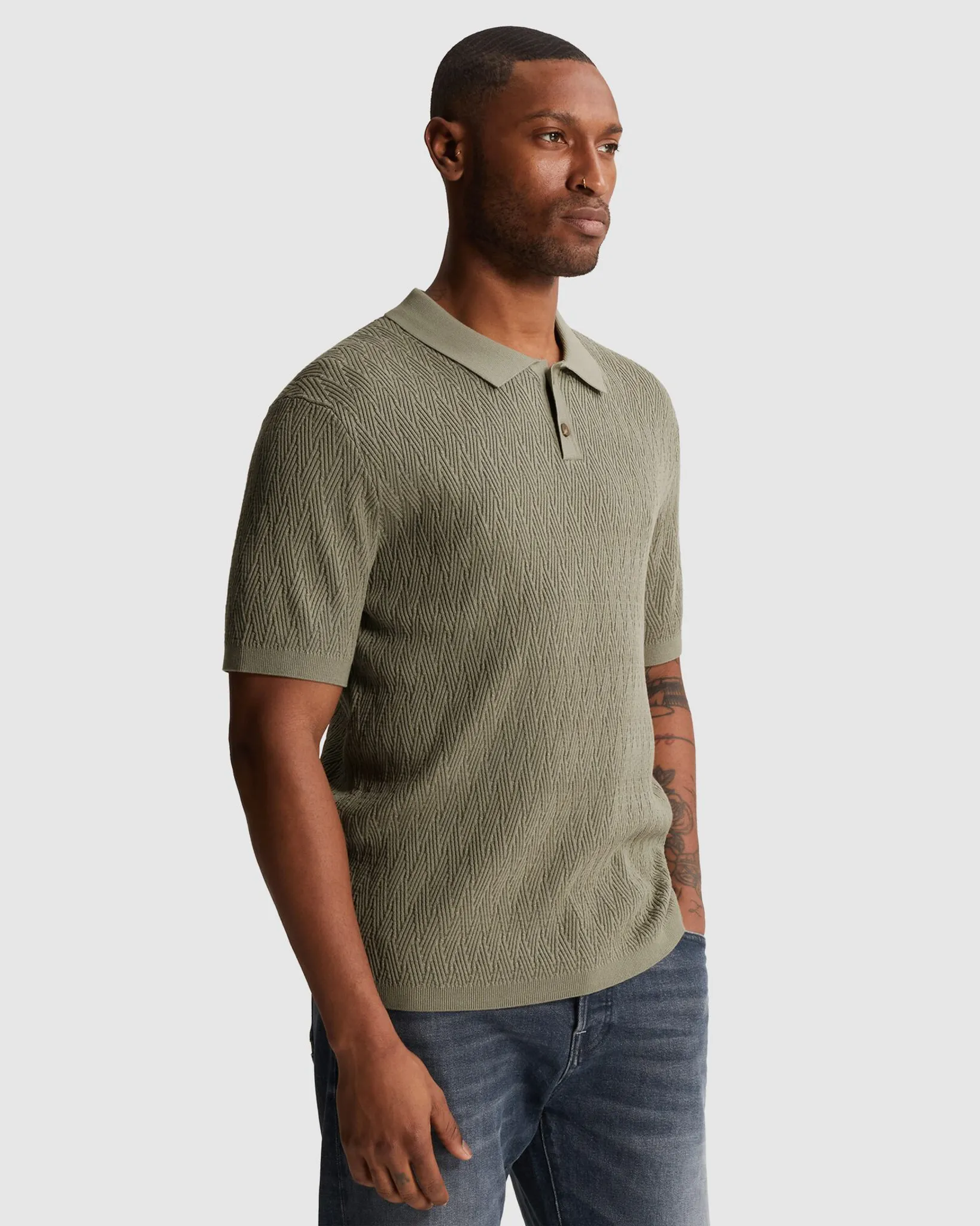 Cast Iron Polo Groen 112812-001-L