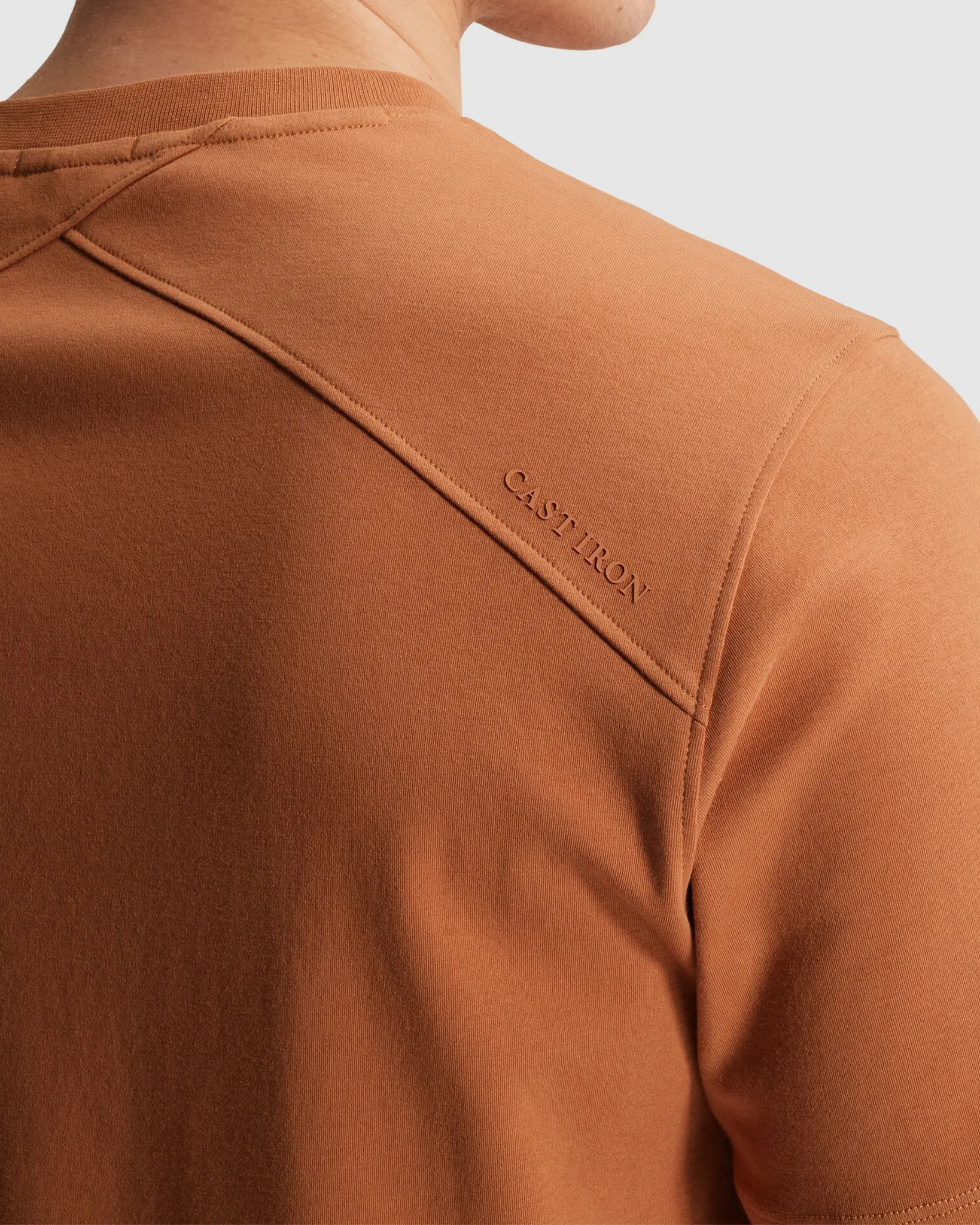 Cast Iron T-shirt Oranje 112814-001-L