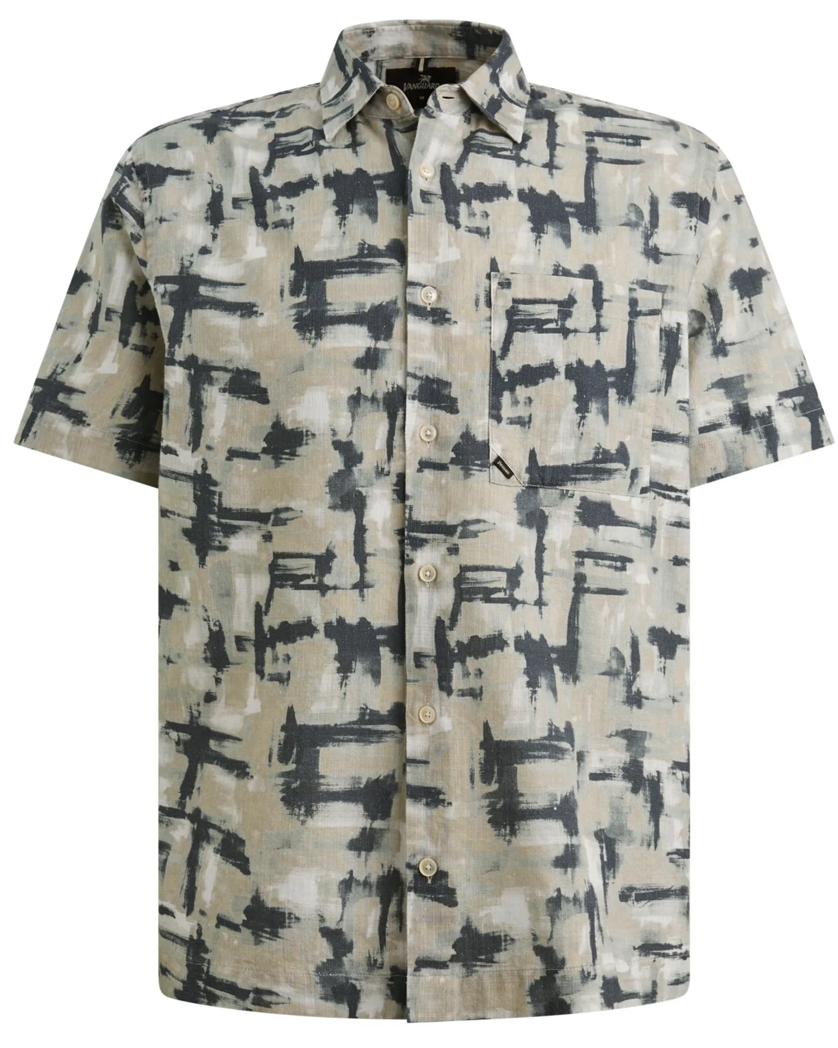 Vanguard Casual Overhemd Grijs 112818-001-L