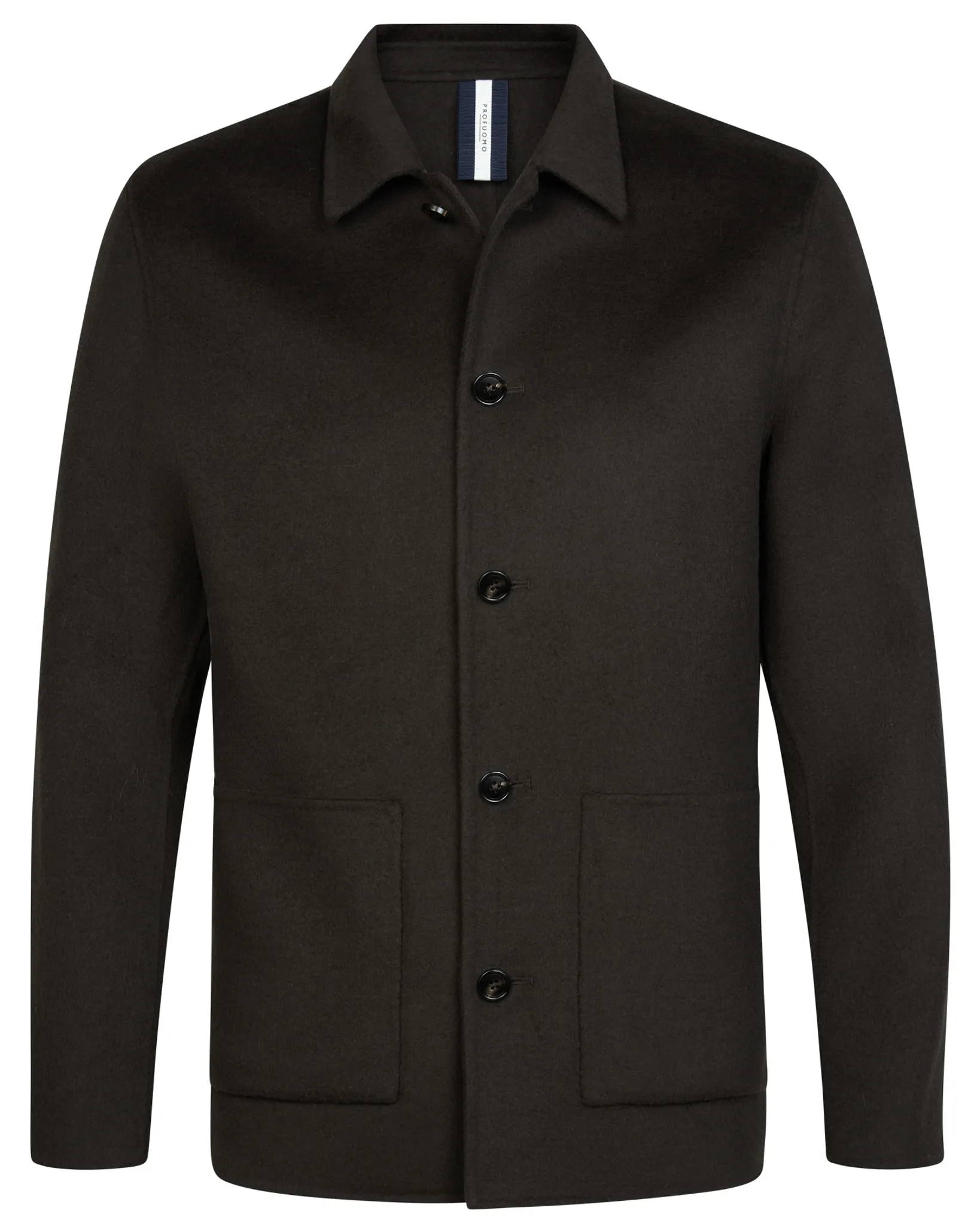 Profuomo Overshirt Bruin 112886-001-L