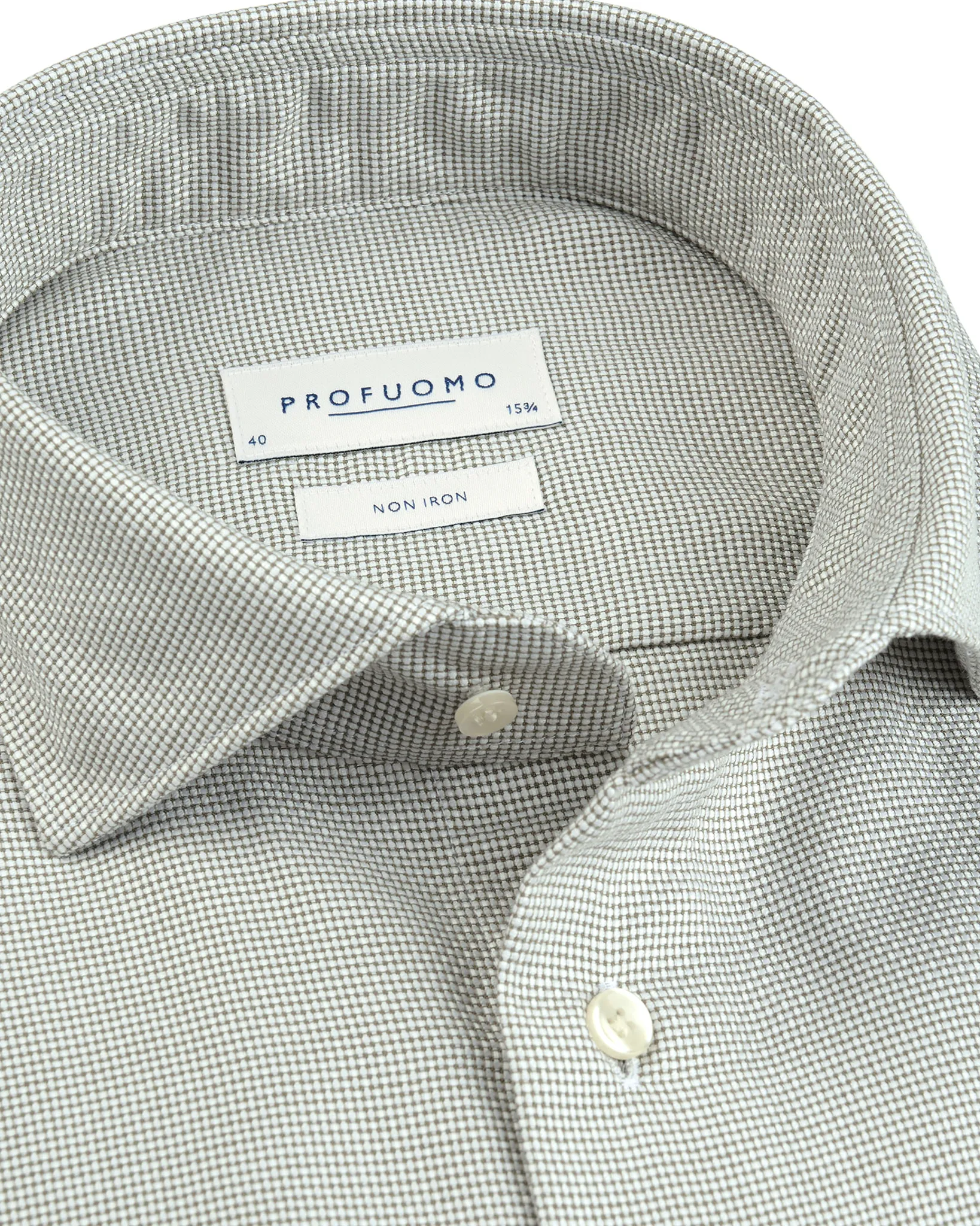 Profuomo Casual overhemd Groen 112908-001-39