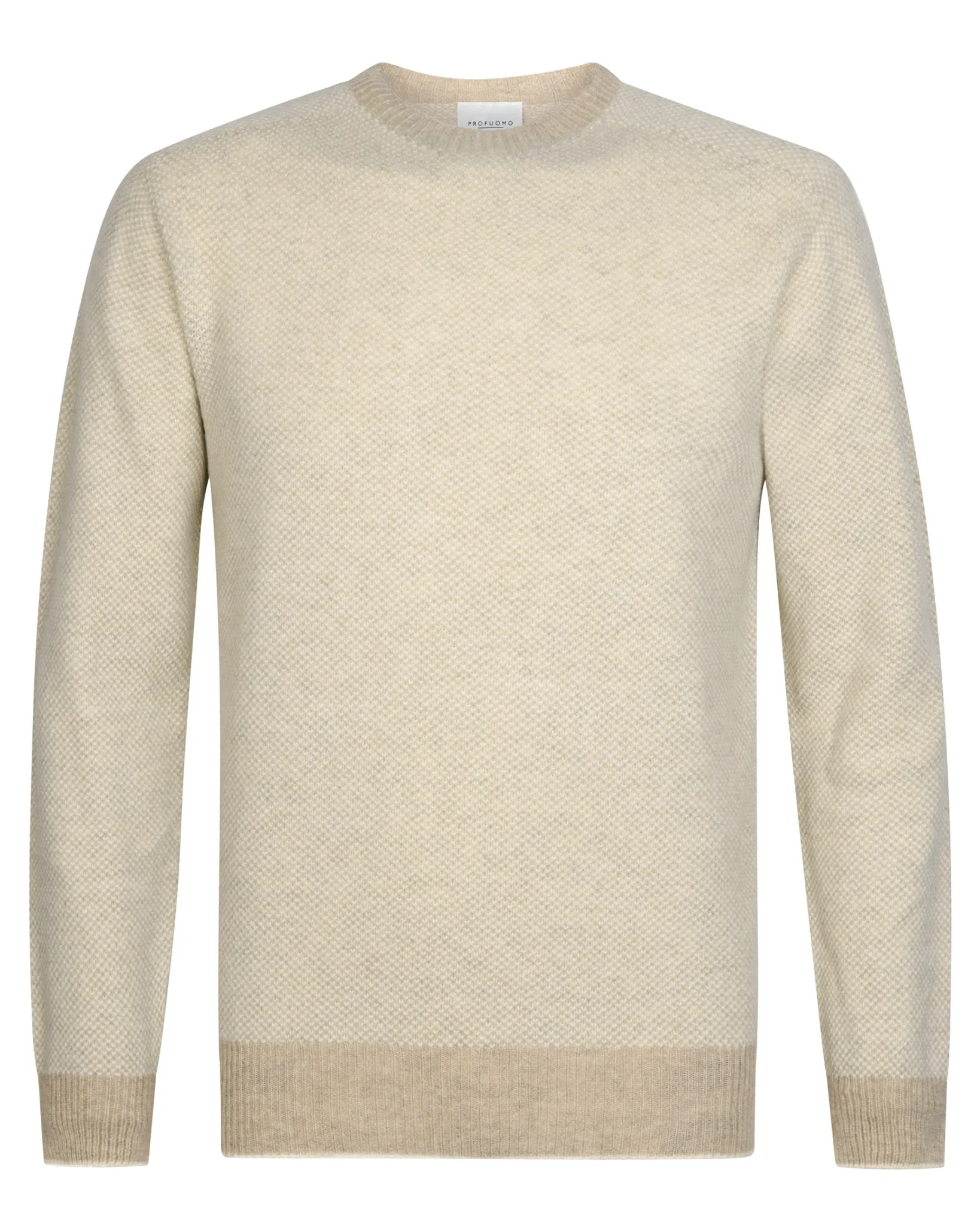 Profuomo Trui ronde hals Wit 112915-001-L