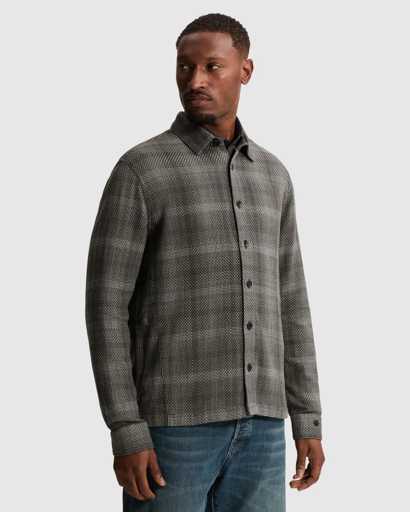 Cast Iron Casual overhemd Grijs 112944-001-L