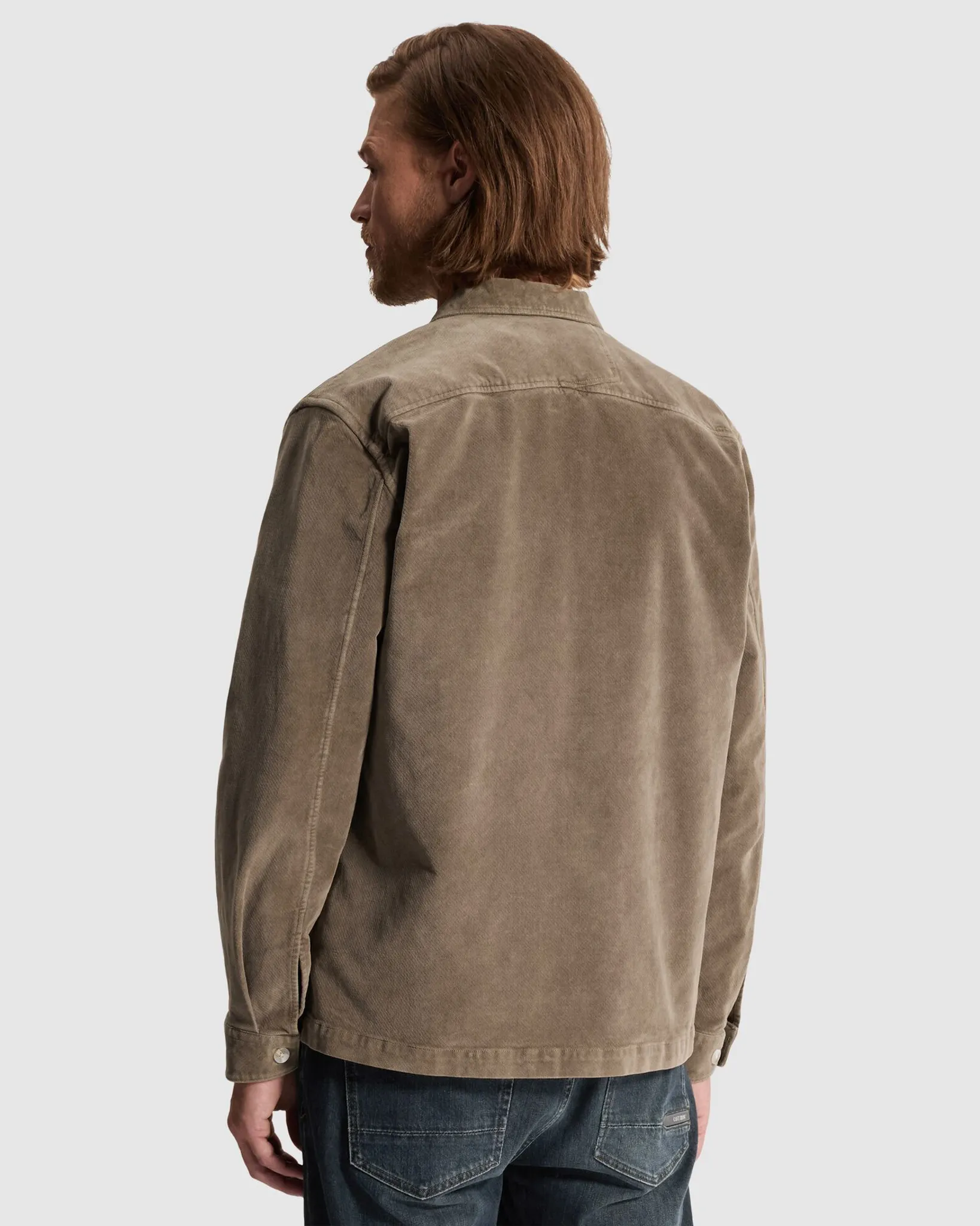 Cast Iron Overshirt Bruin 112945-001-L