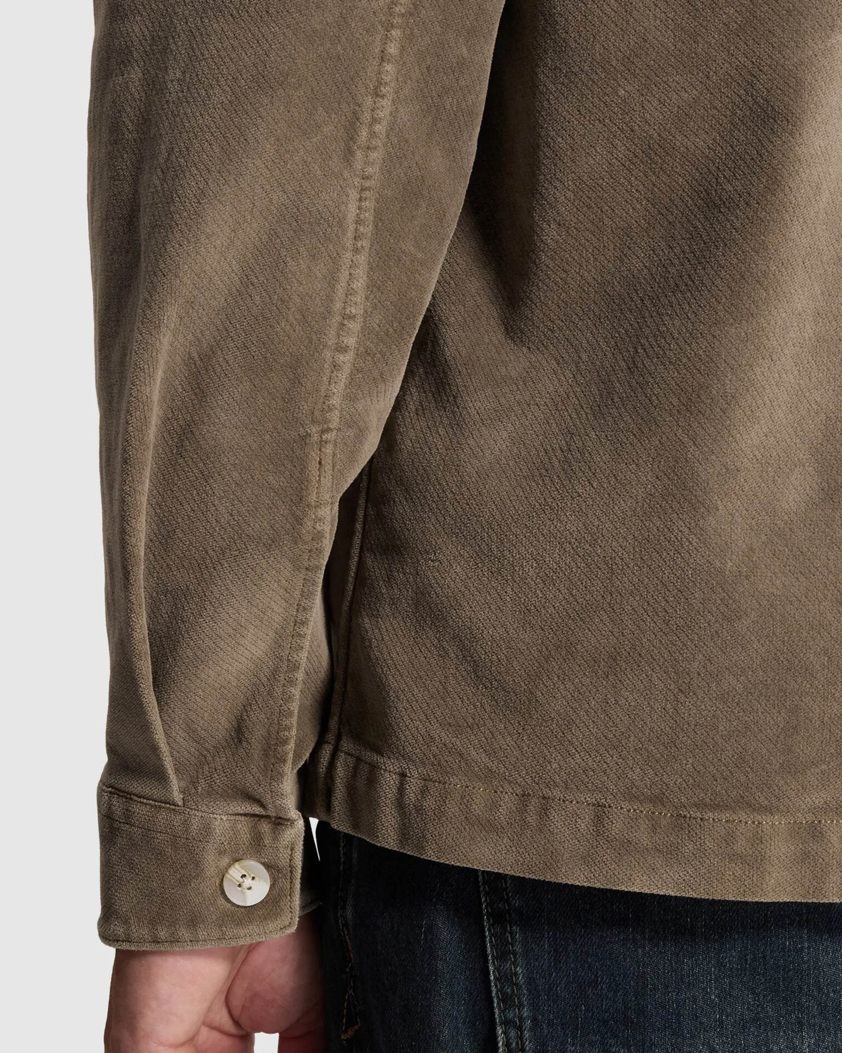 Cast Iron Overshirt Bruin 112945-001-L