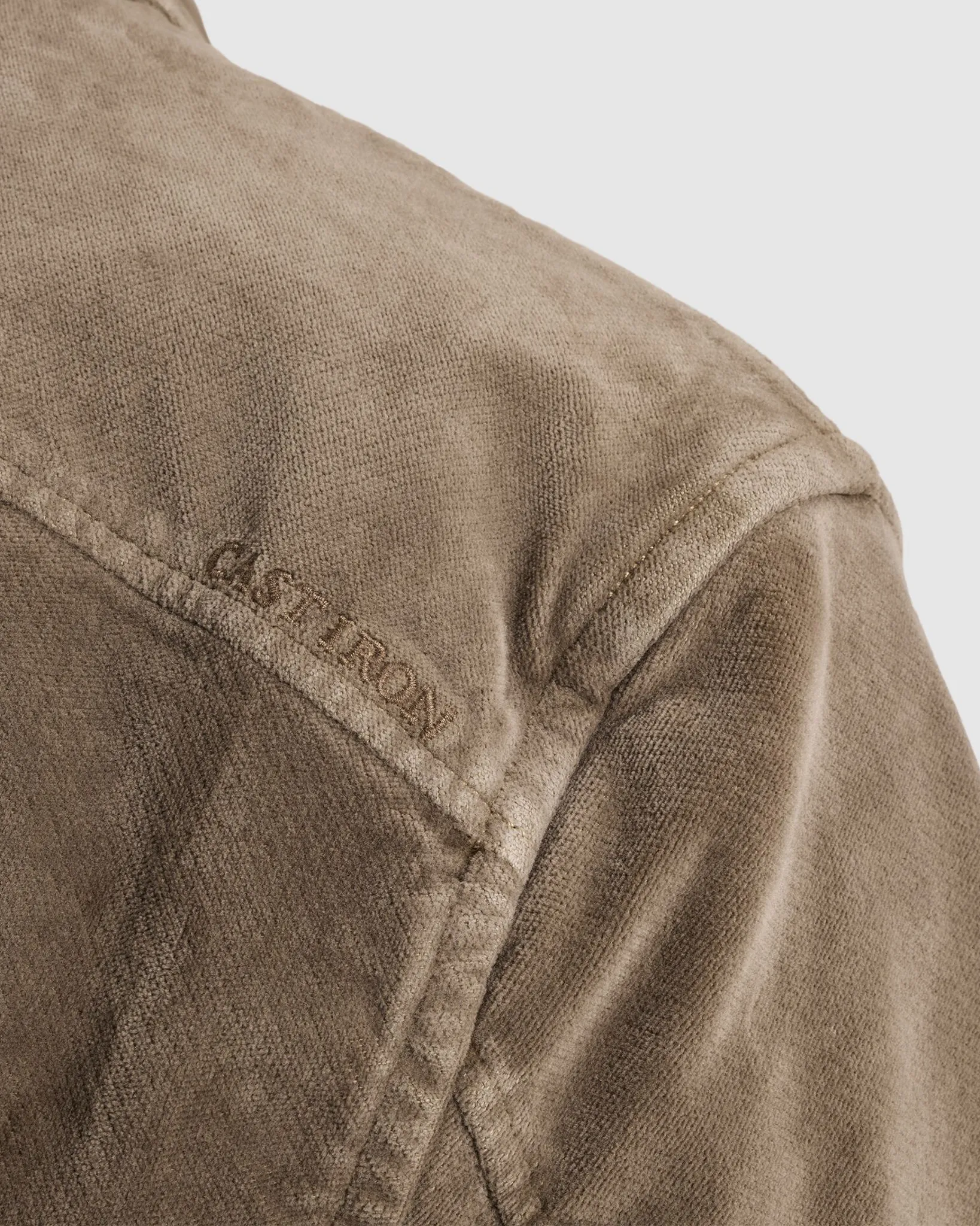 Cast Iron Overshirt Bruin 112945-001-L