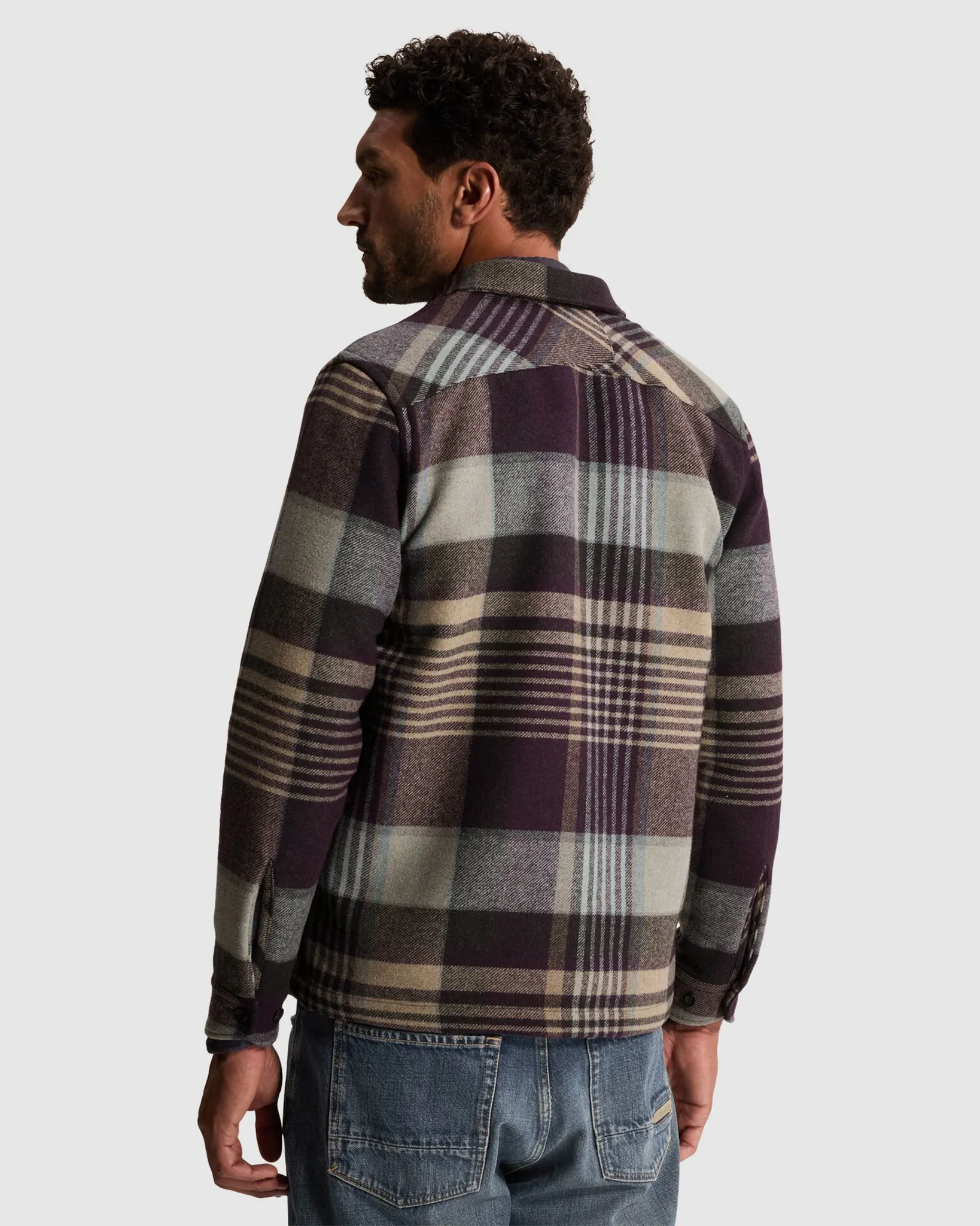 Cast Iron Casual overhemd Paars 112946-001-L