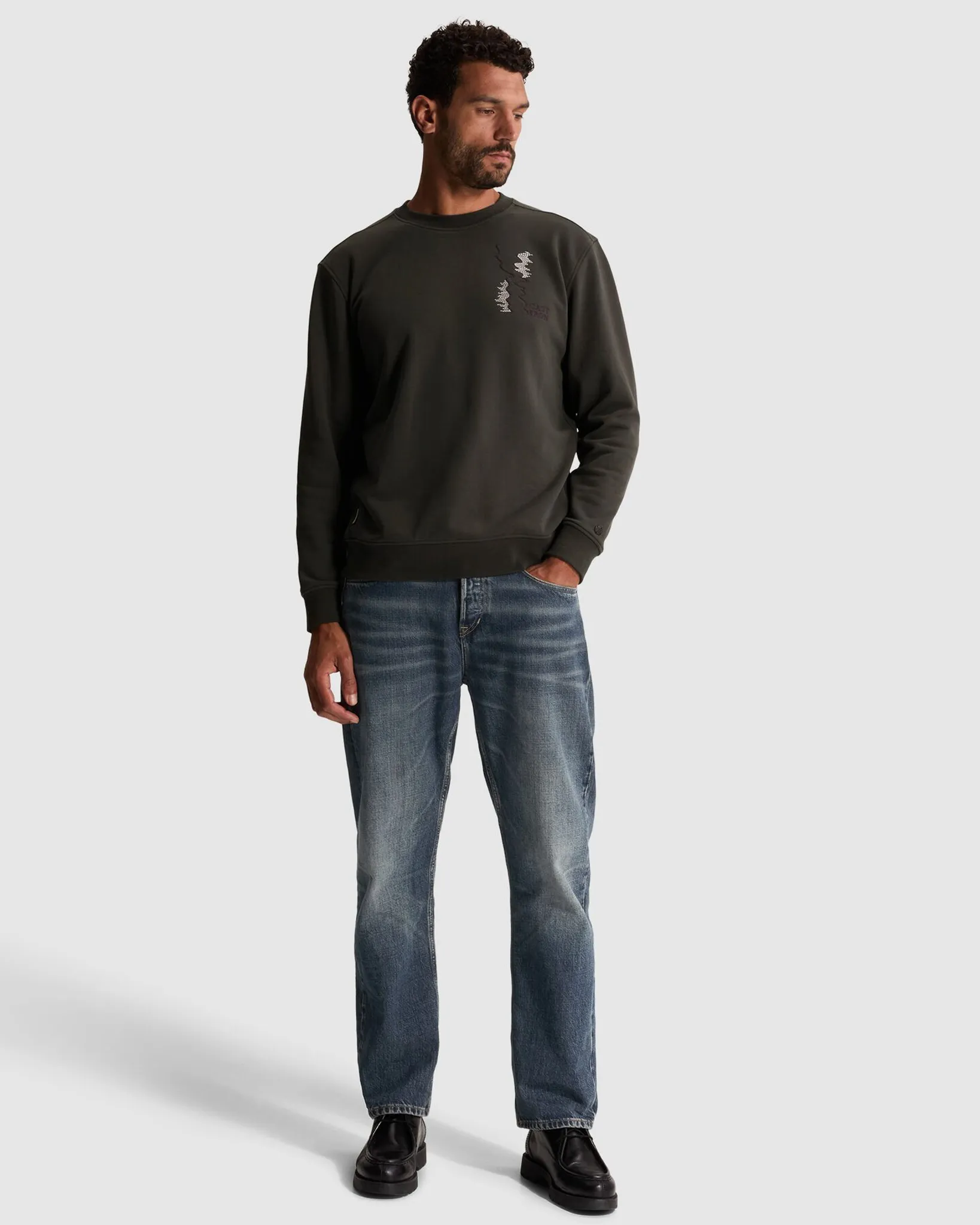 Cast Iron Sweater Grijs 112955-001-L