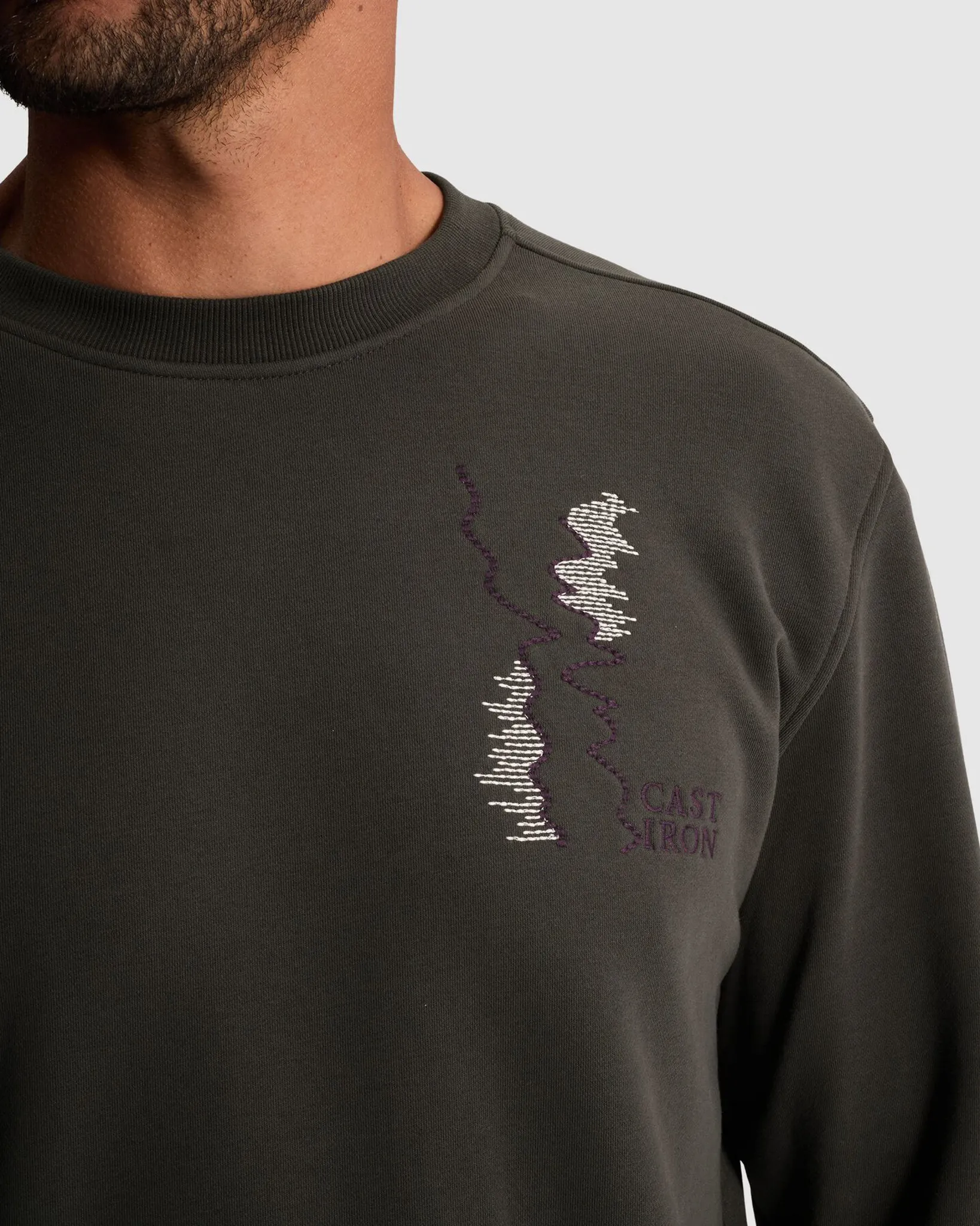 Cast Iron Sweater Grijs 112955-001-L
