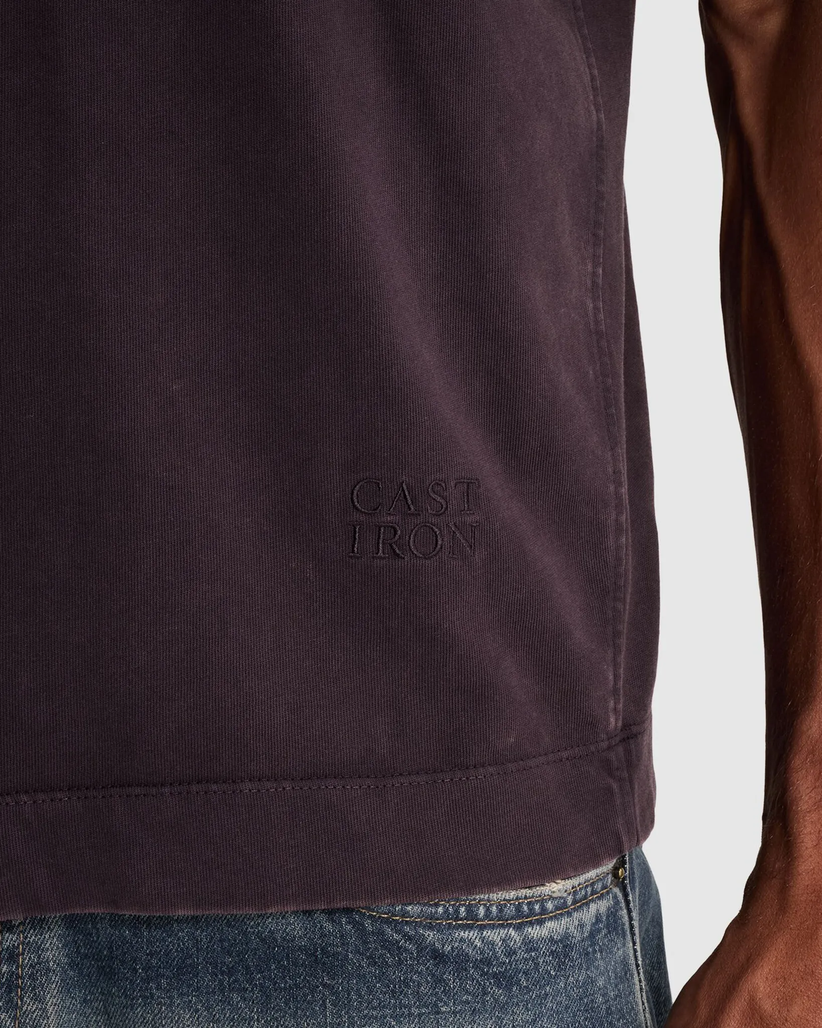 Cast Iron T-shirt Zwart 112962-001-L
