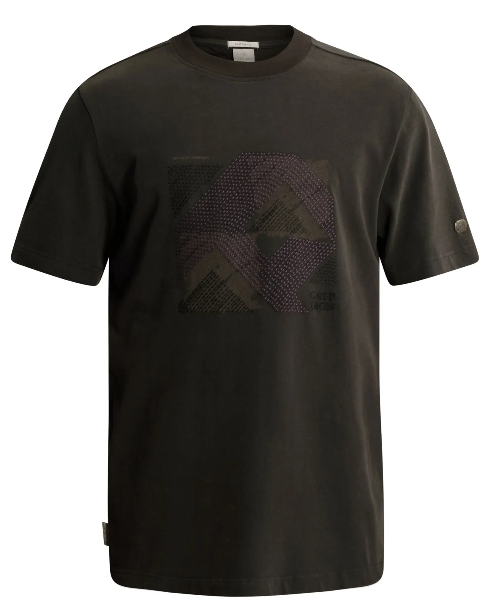 Cast Iron T-shirt Grijs 112966-001-L