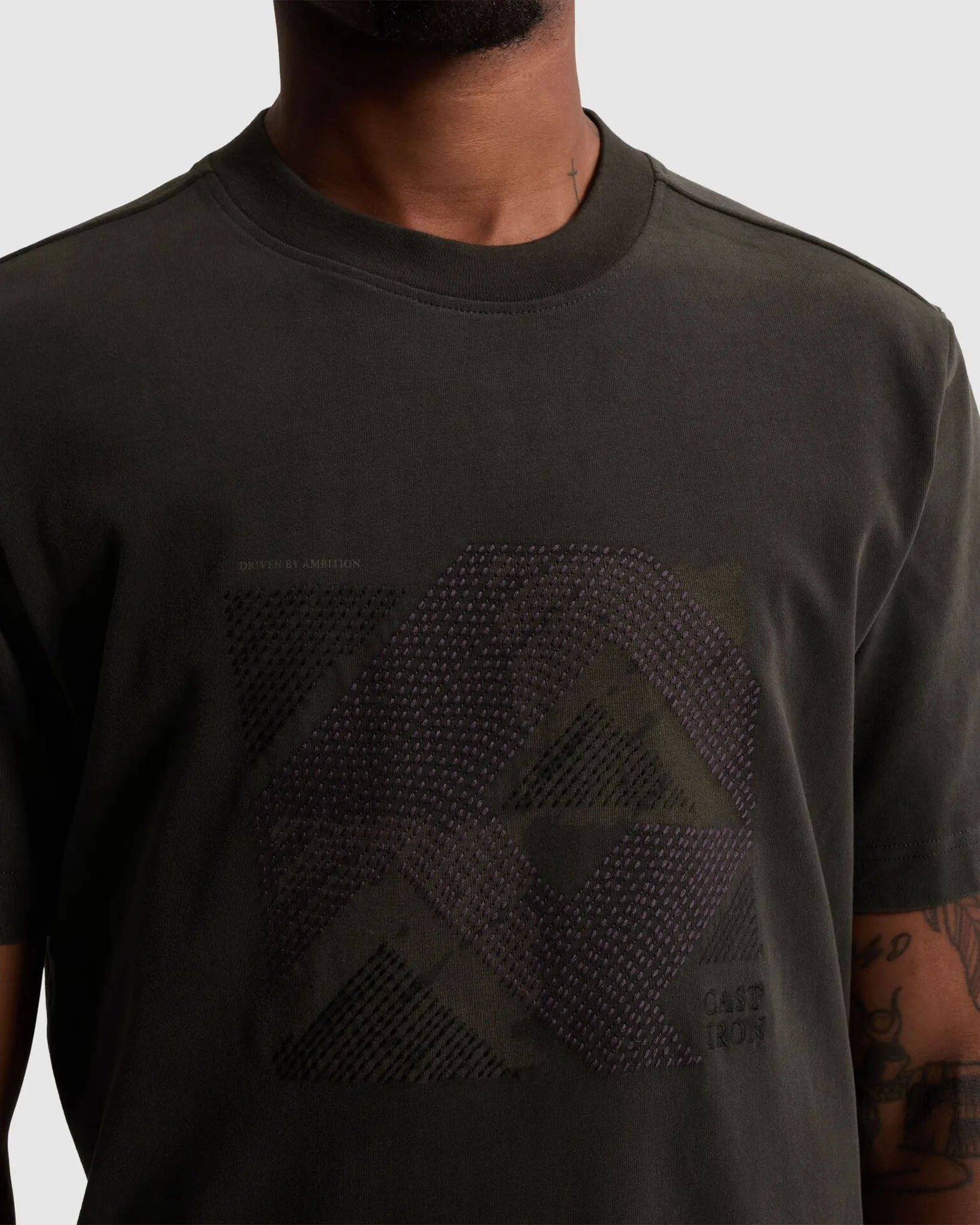 Cast Iron T-shirt Grijs 112966-001-L