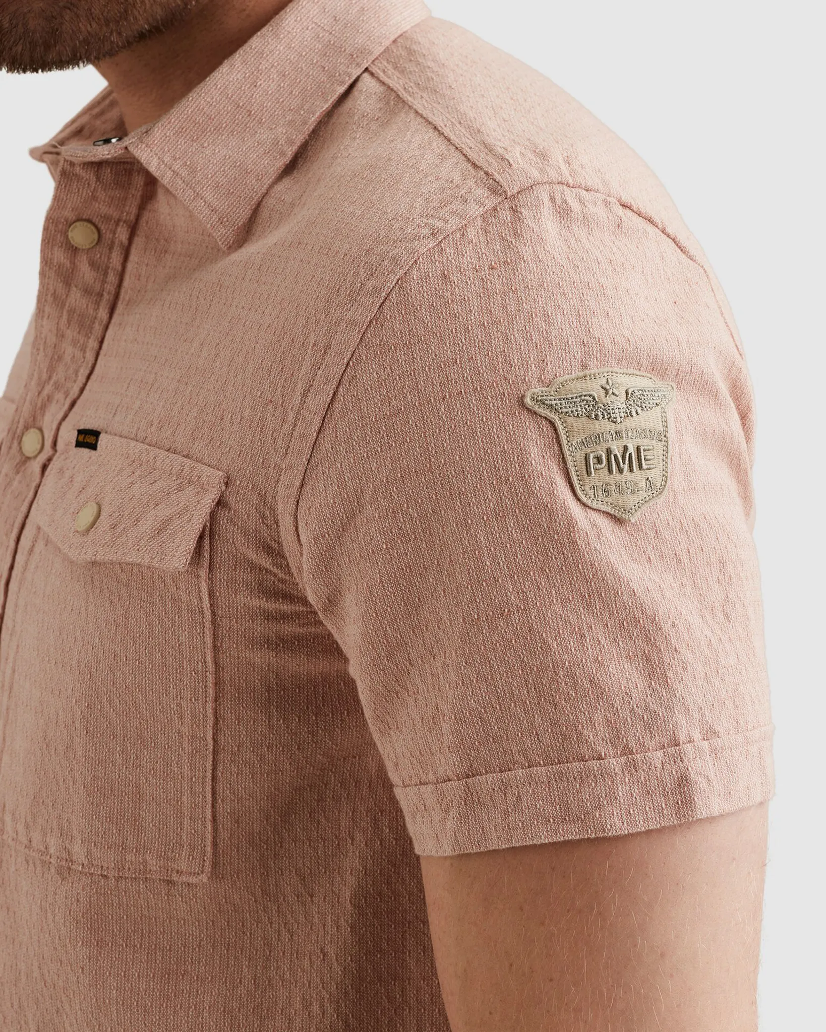 PME Legend Casual Overhemd Roze 112997-001-L