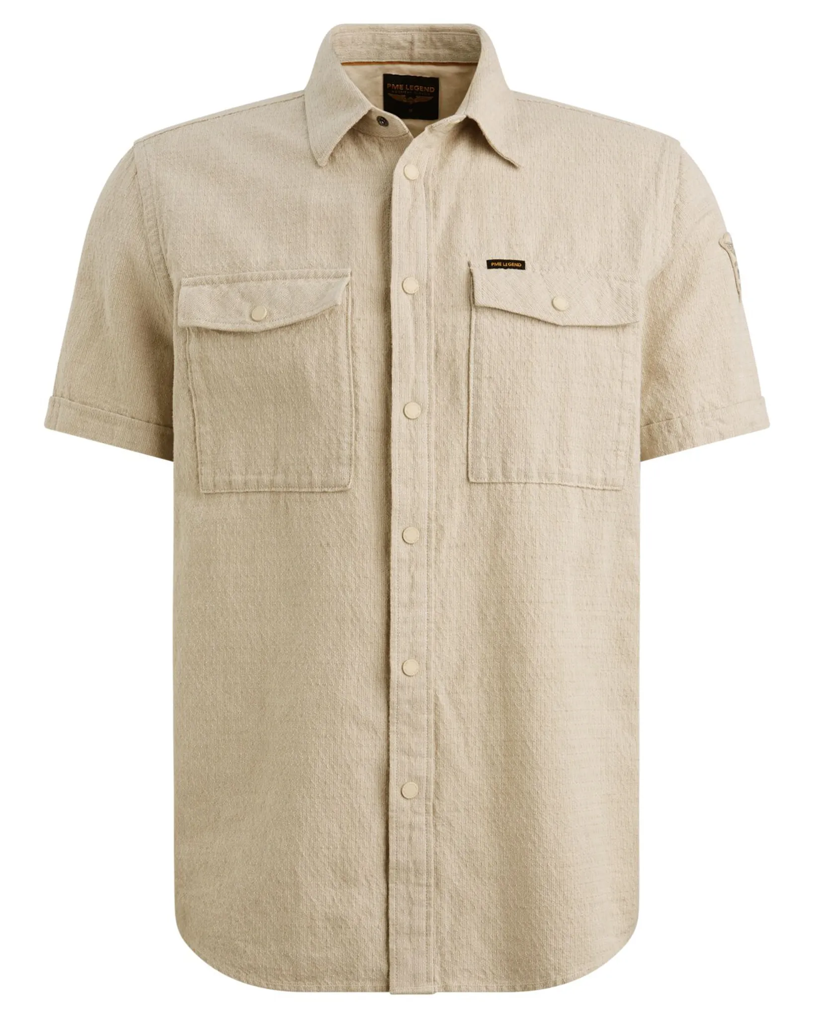 PME Legend Casual Overhemd Groen 112998-001-L