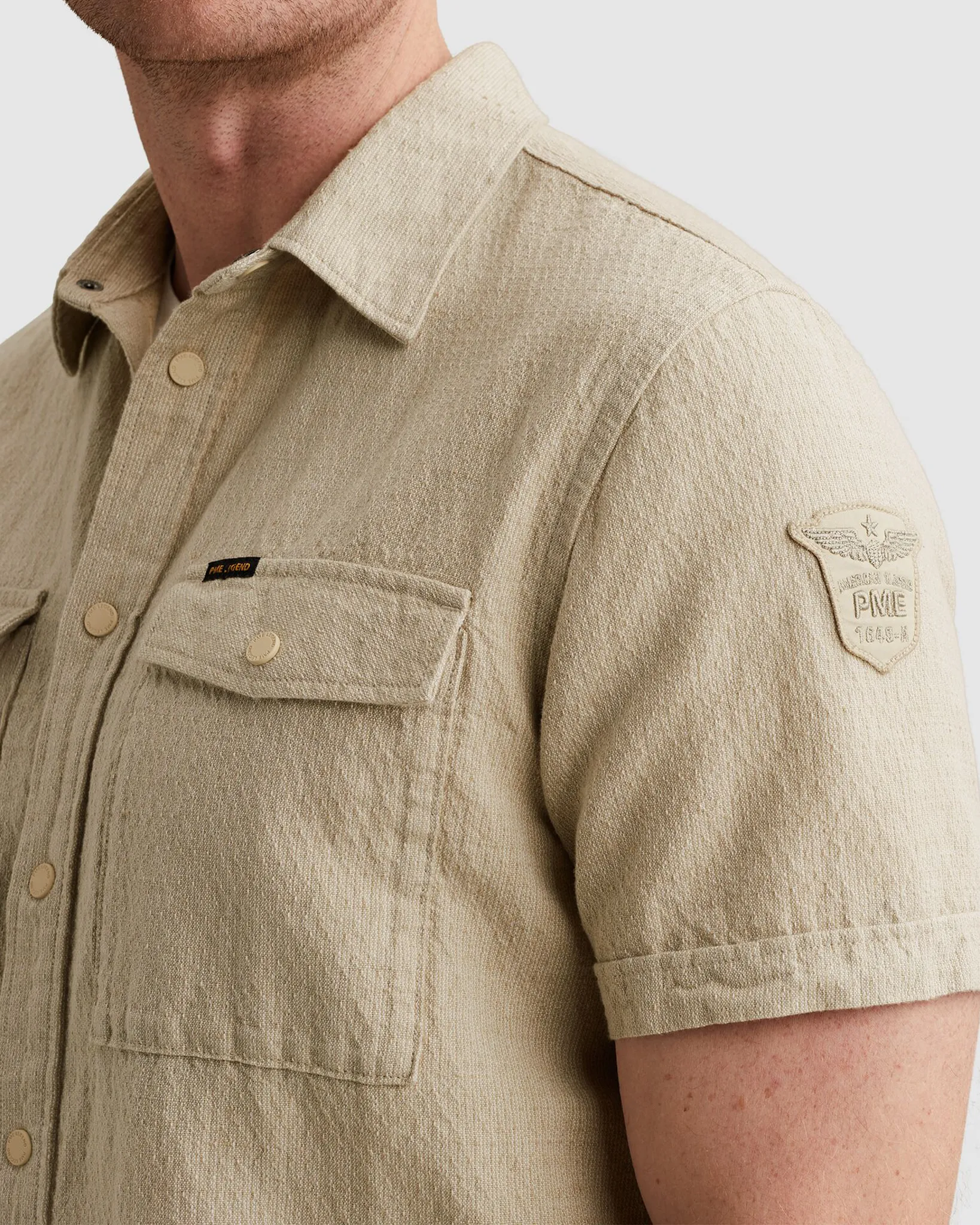 PME Legend Casual Overhemd Groen 112998-001-L