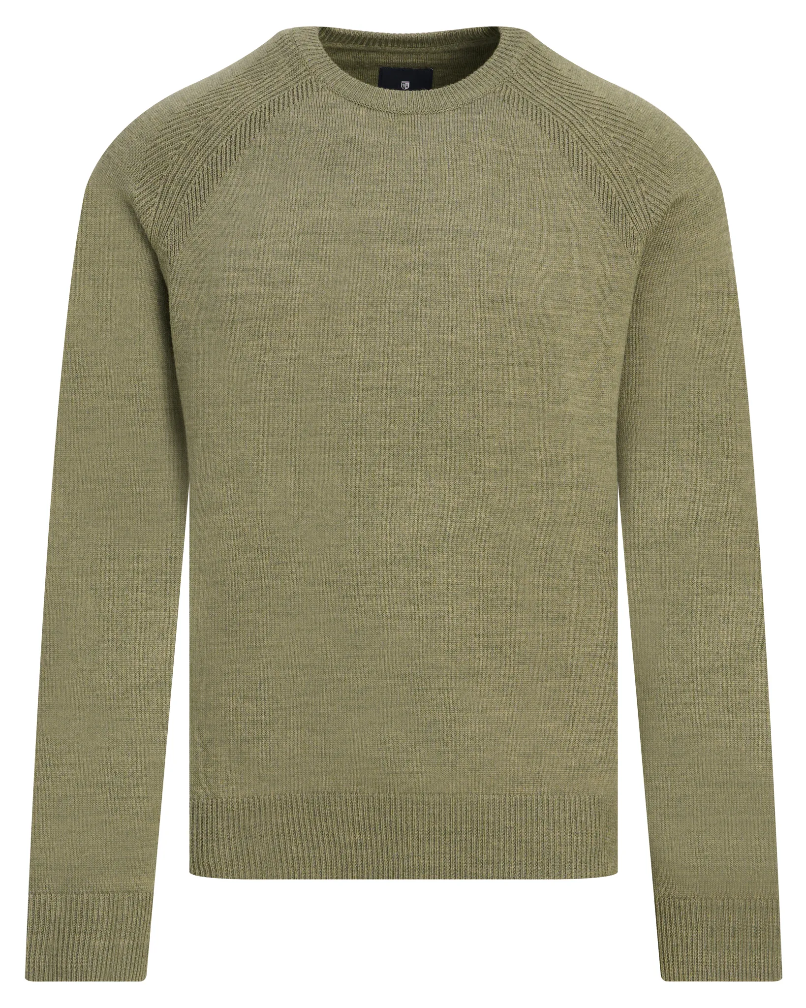 State of Art Trui ronde hals Groen dessin 113013-001-4XL