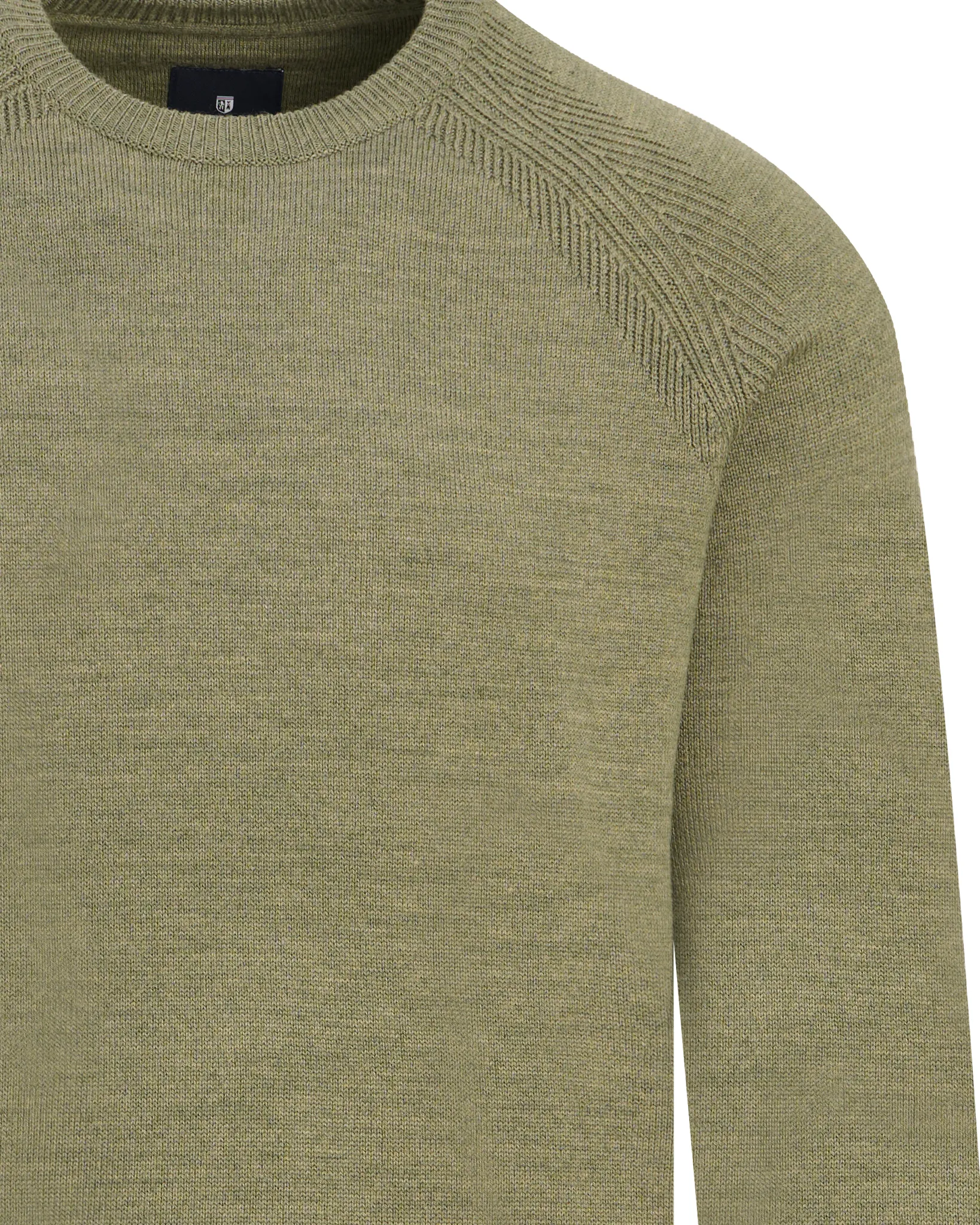 State of Art Trui ronde hals Groen dessin 113013-001-4XL