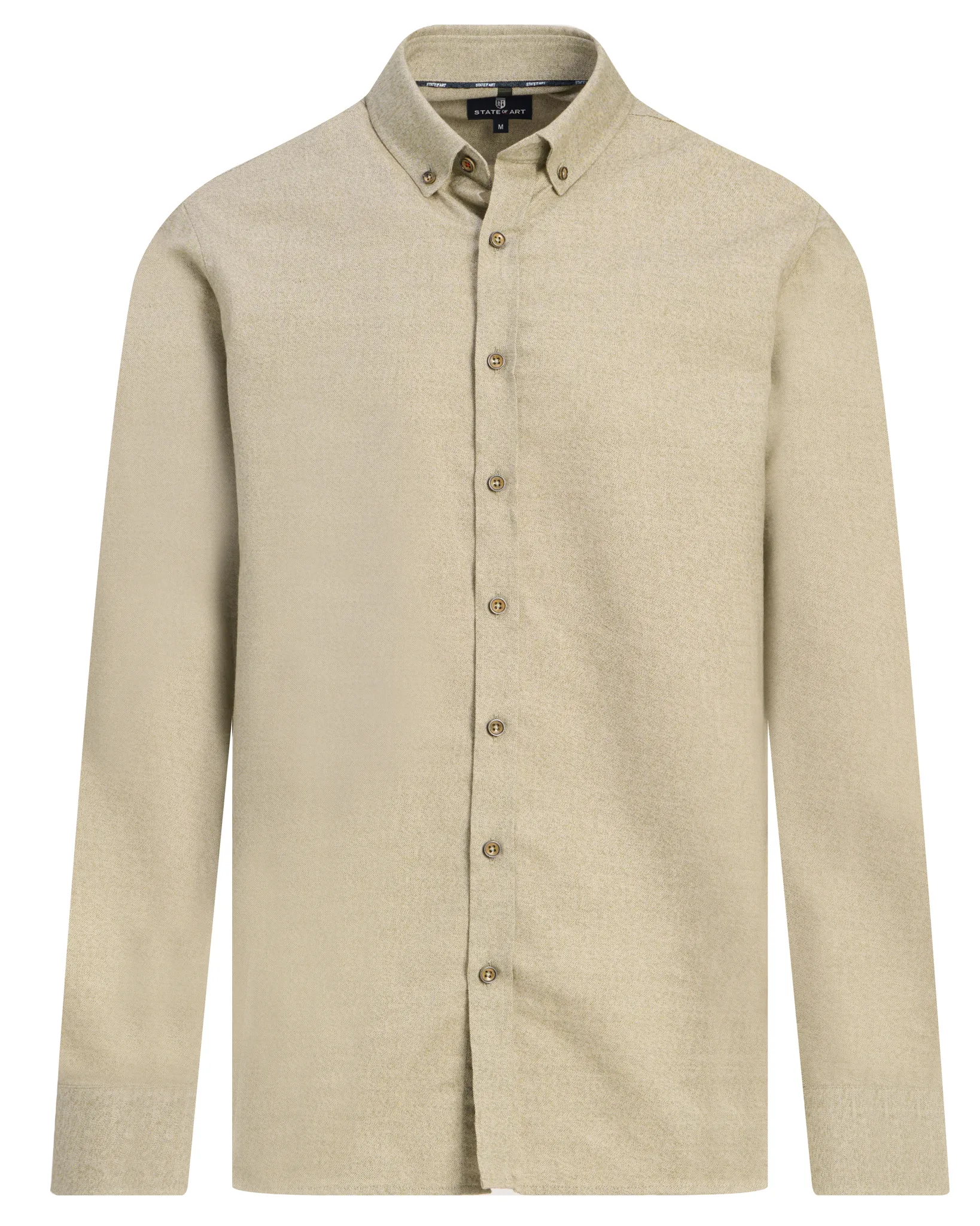 State of Art Casual overhemd Groen 113017-001-L