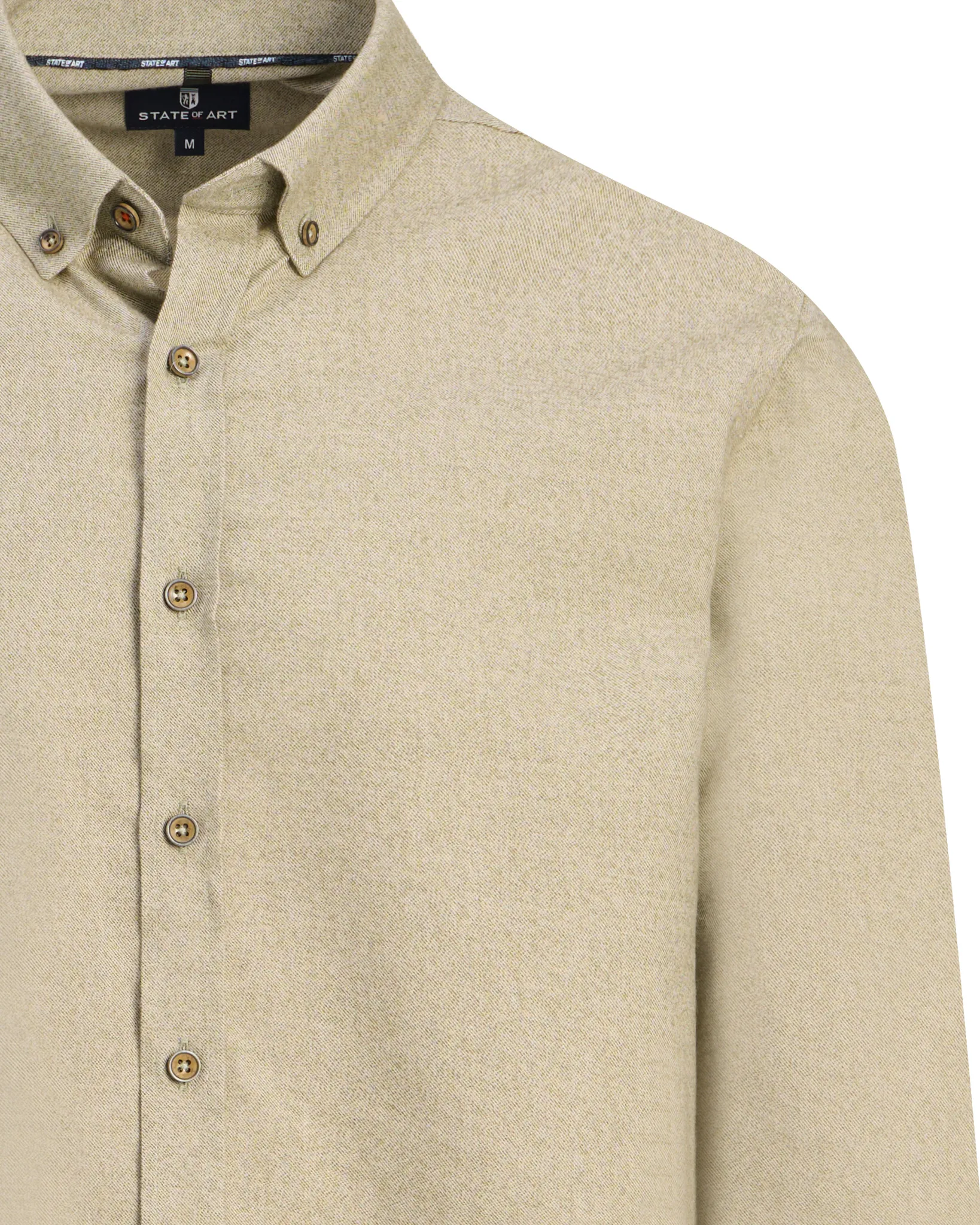 State of Art Casual overhemd Groen 113017-001-L