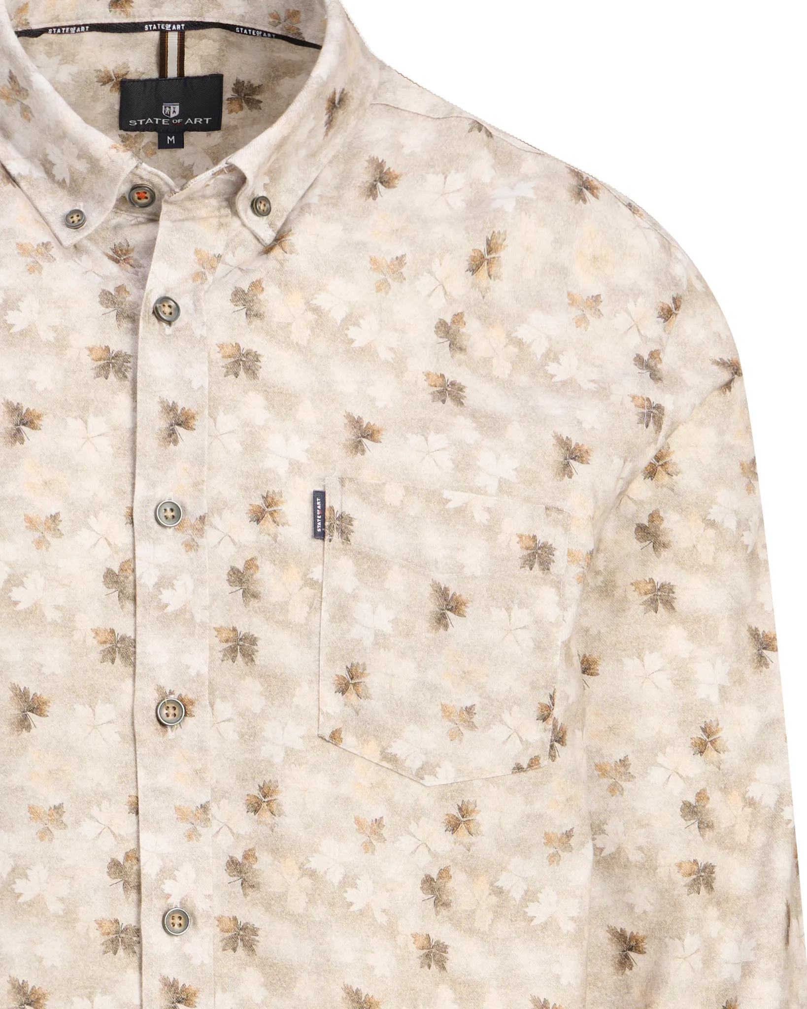 State of Art Casual overhemd Bruin 113022-001-L