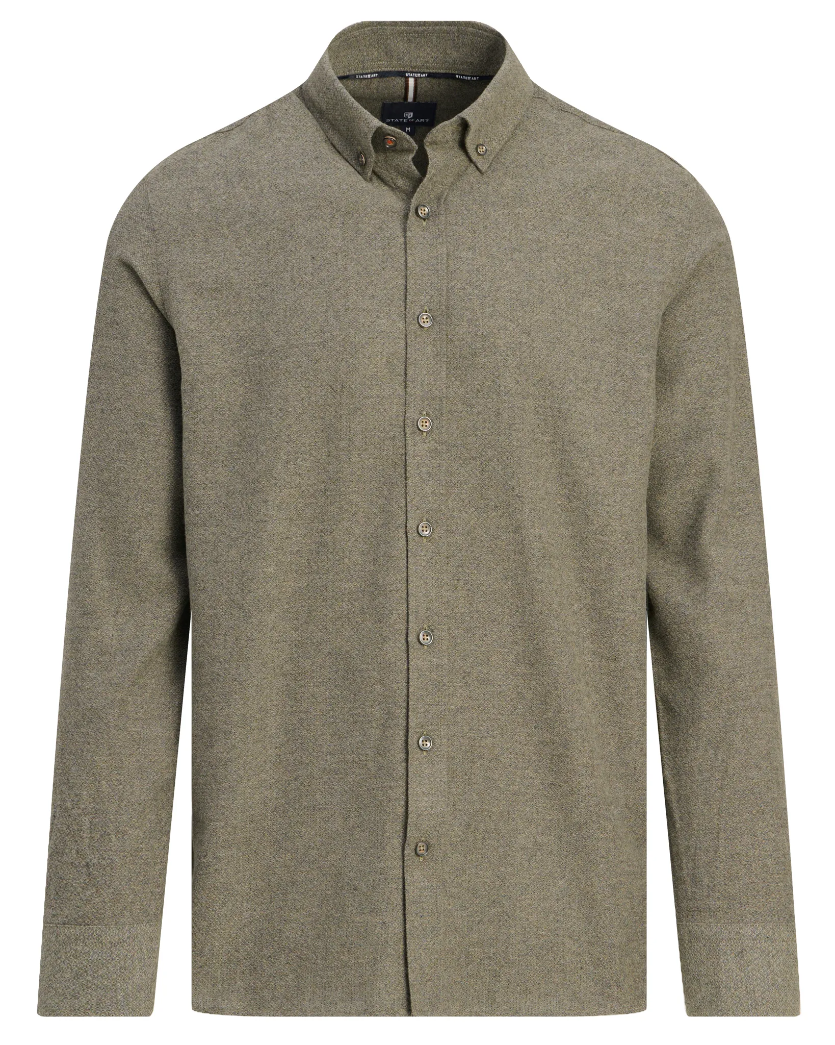 State of Art Casual overhemd Groen 113023-001-4XL