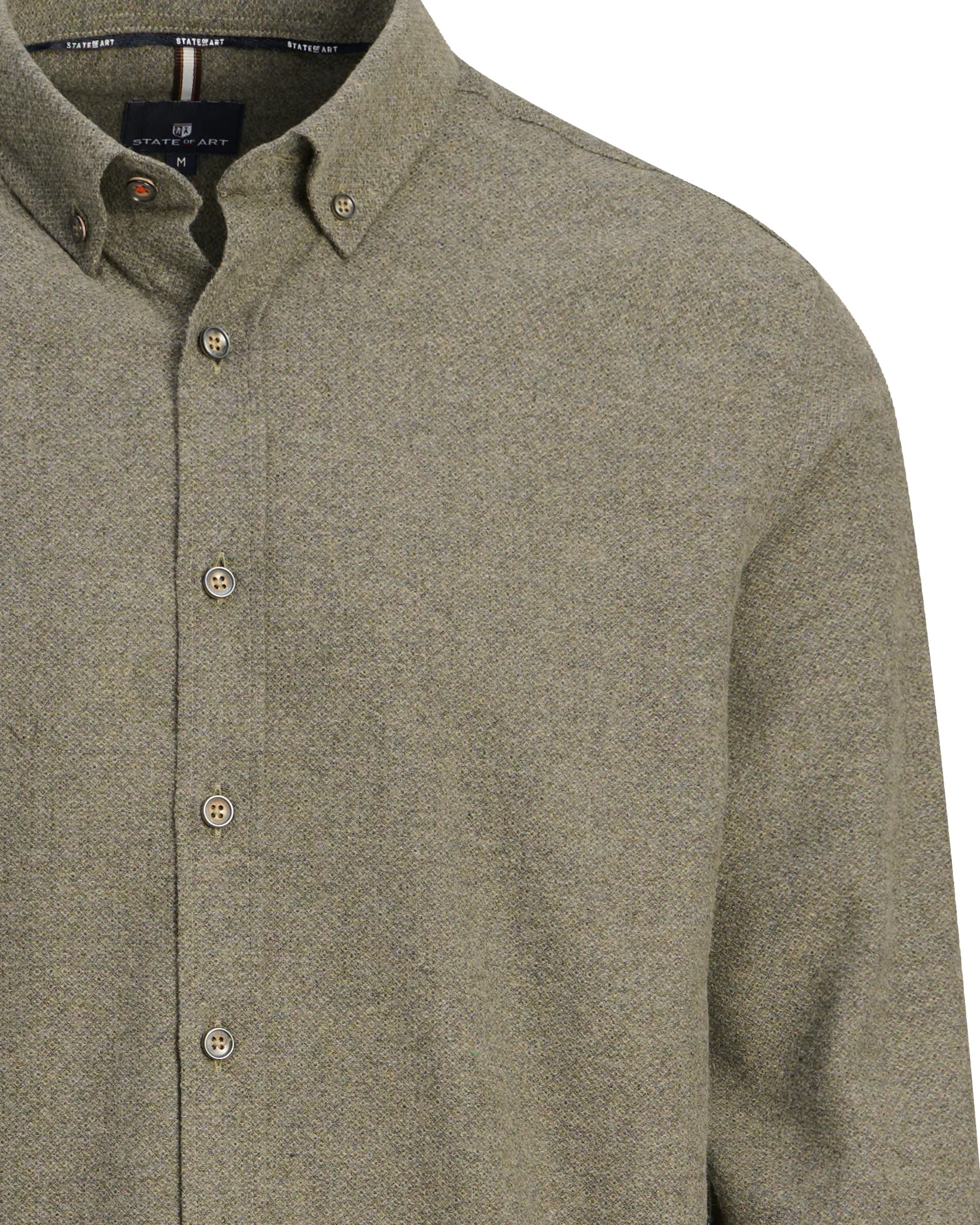 State of Art Casual overhemd Groen 113023-001-4XL