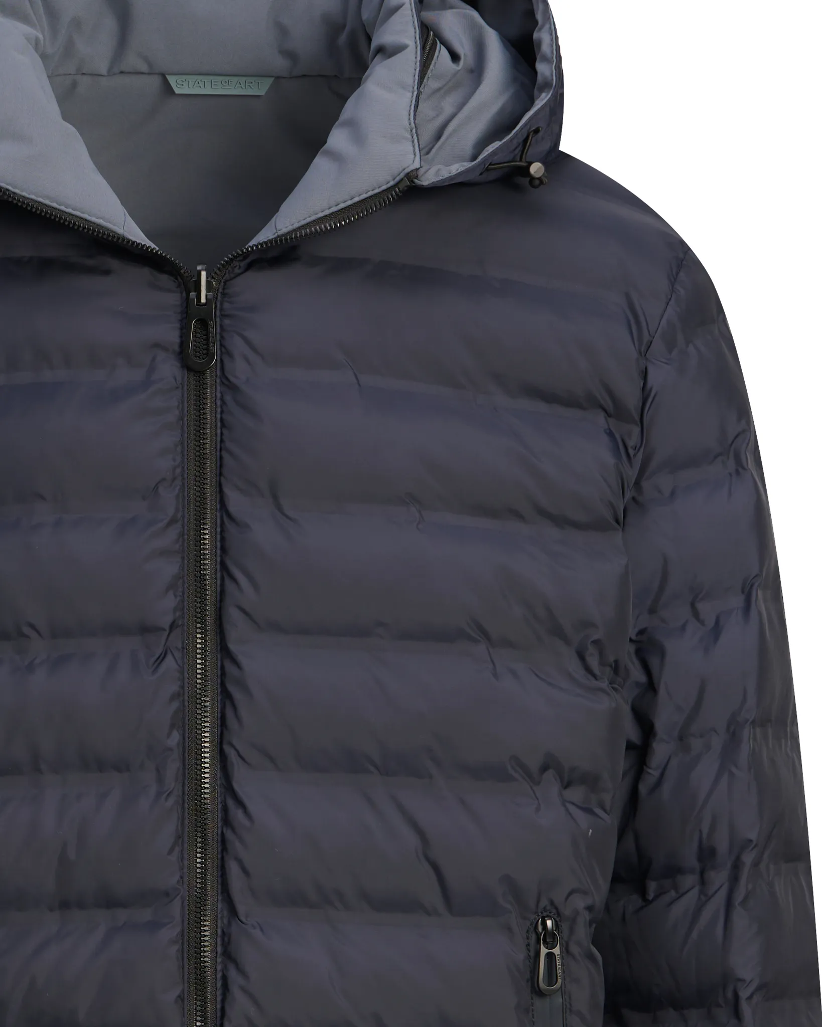 State of Art Gewatteerde jas Grijs 113028-001-4XL
