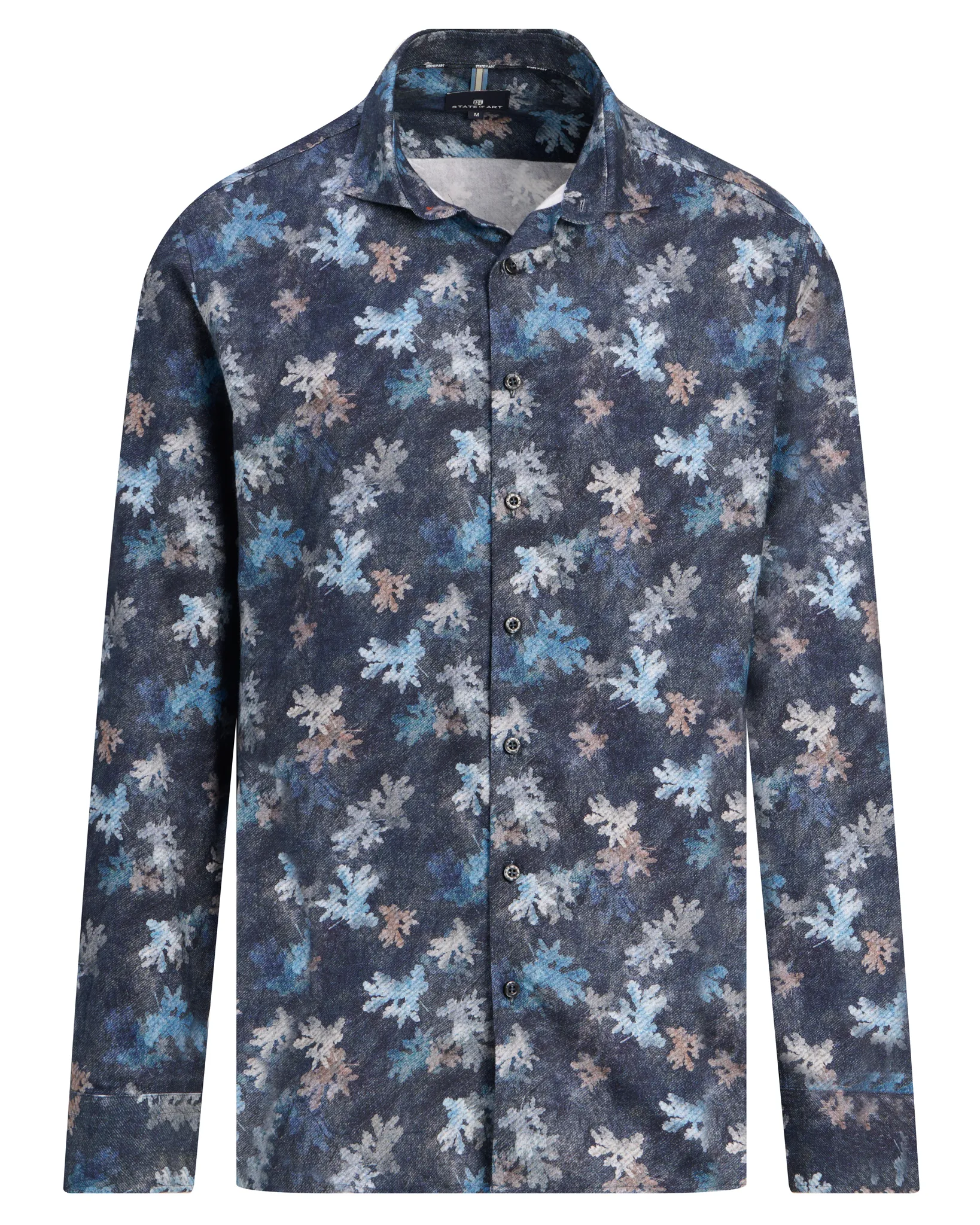 State of Art Casual overhemd Donker blauw 113030-001-L
