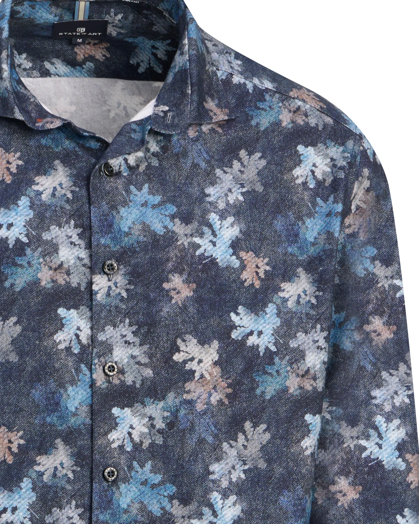 State of Art Casual overhemd Donker blauw 113030-001-L