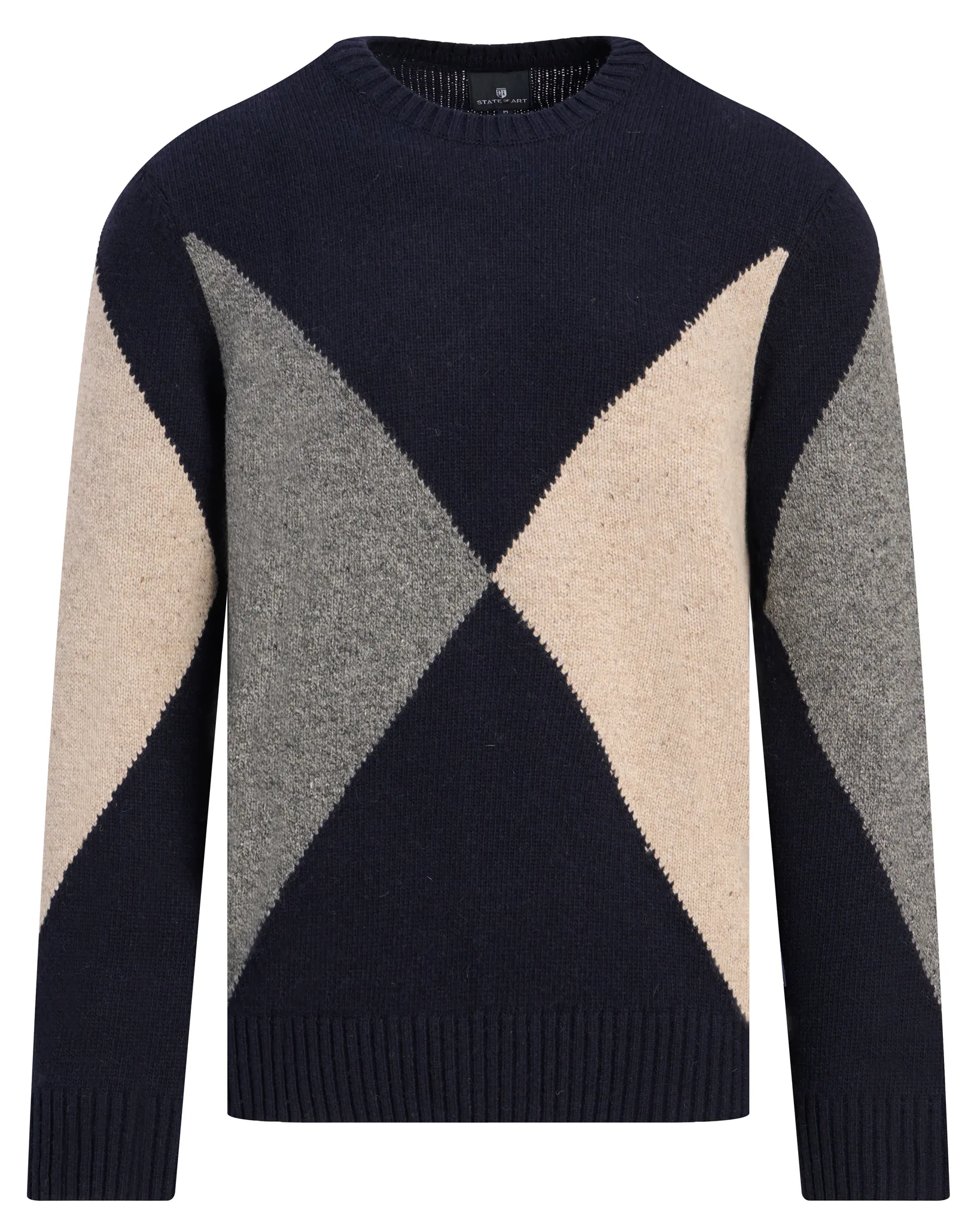 State of Art Trui ronde hals Donker blauw 113033-001-4XL