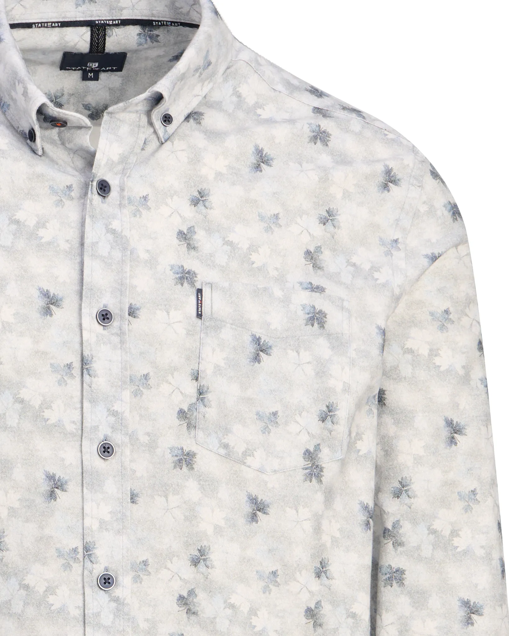 State of Art Casual overhemd Blauw 113044-001-L