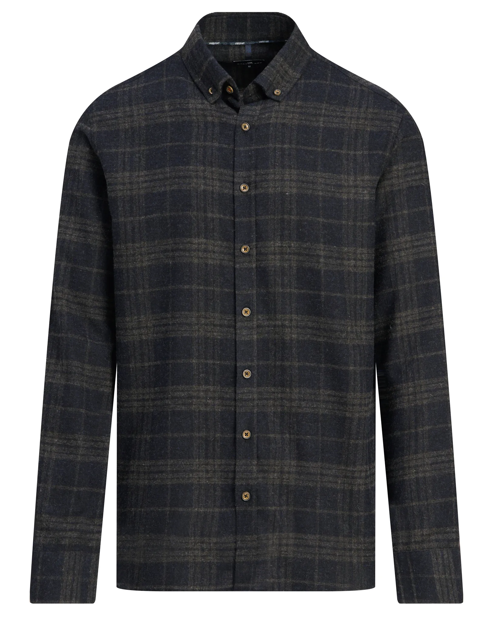 State of Art Casual overhemd Donker blauw 113046-001-4XL