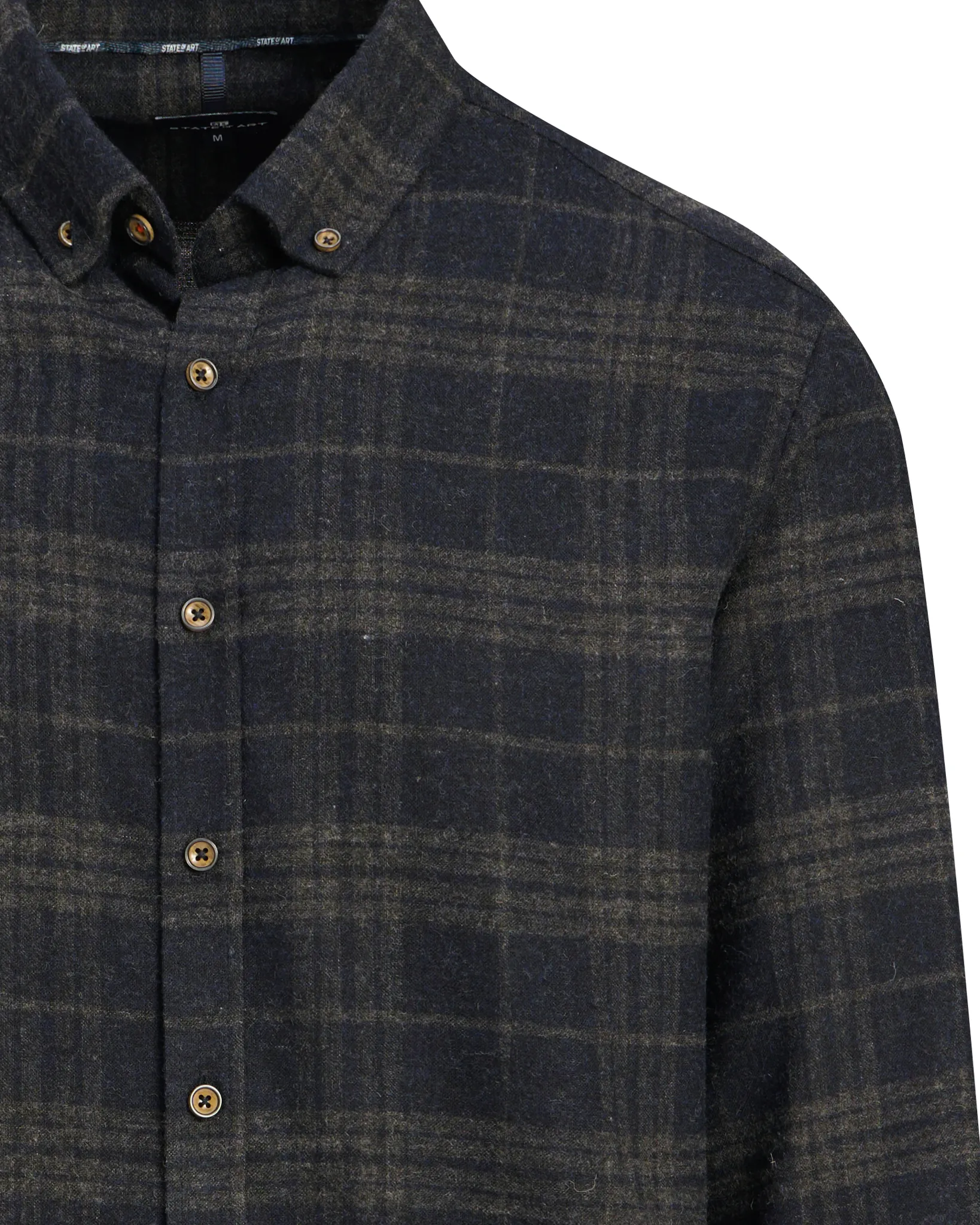 State of Art Casual overhemd Donker blauw 113046-001-4XL