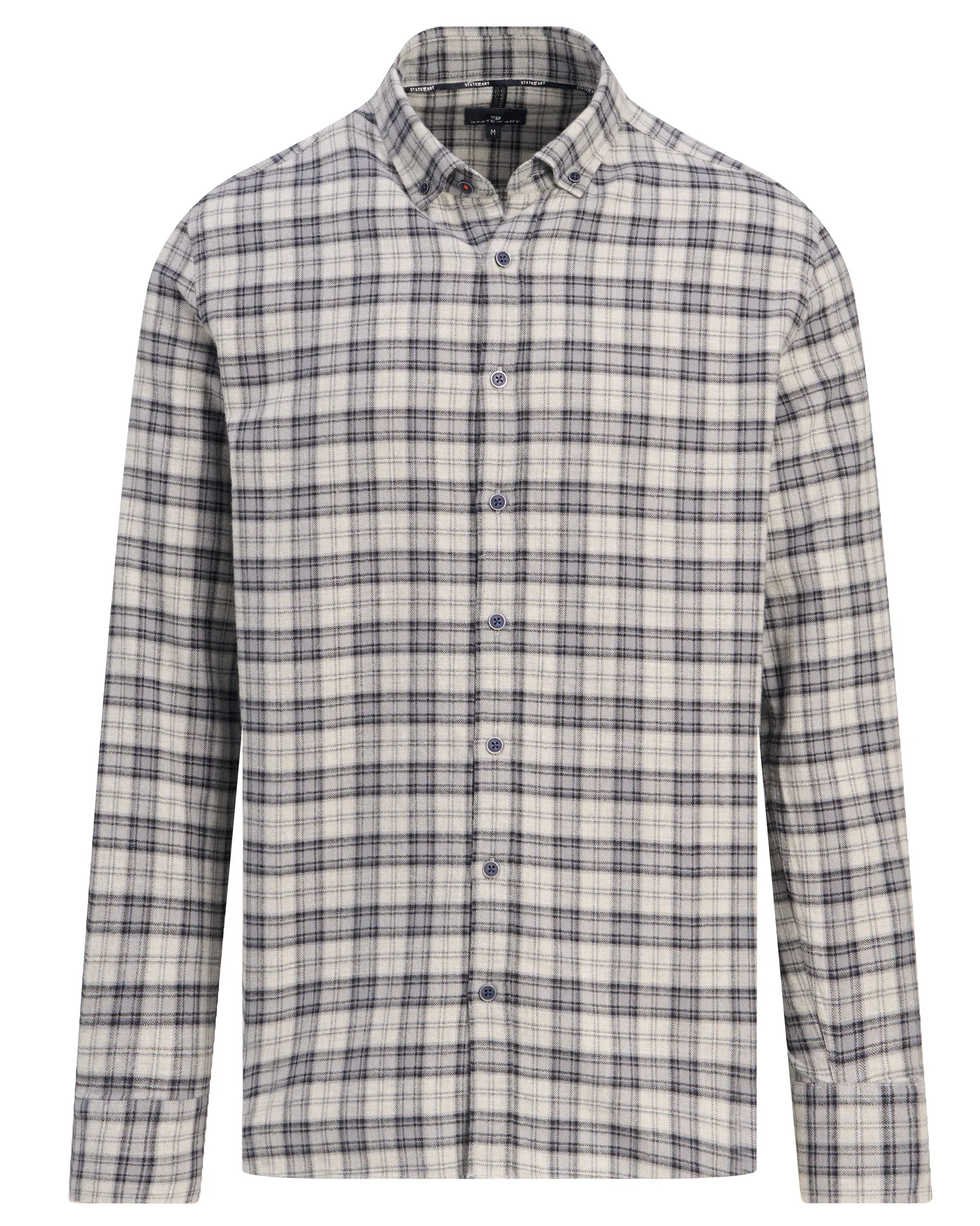 State of Art Casual overhemd Wit dessin 113047-001-L